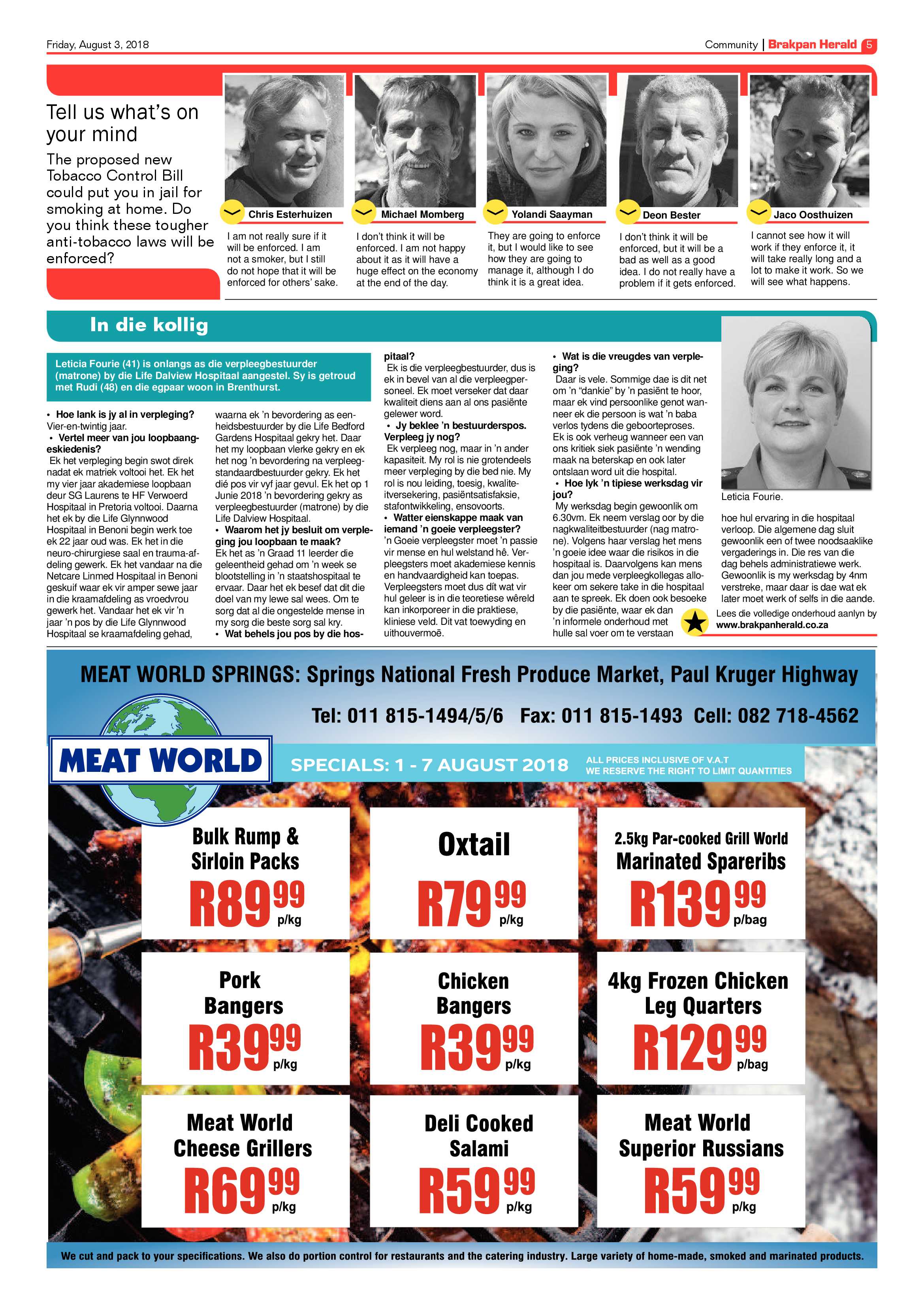 Brakpan Herald 03 August 2018 page 5