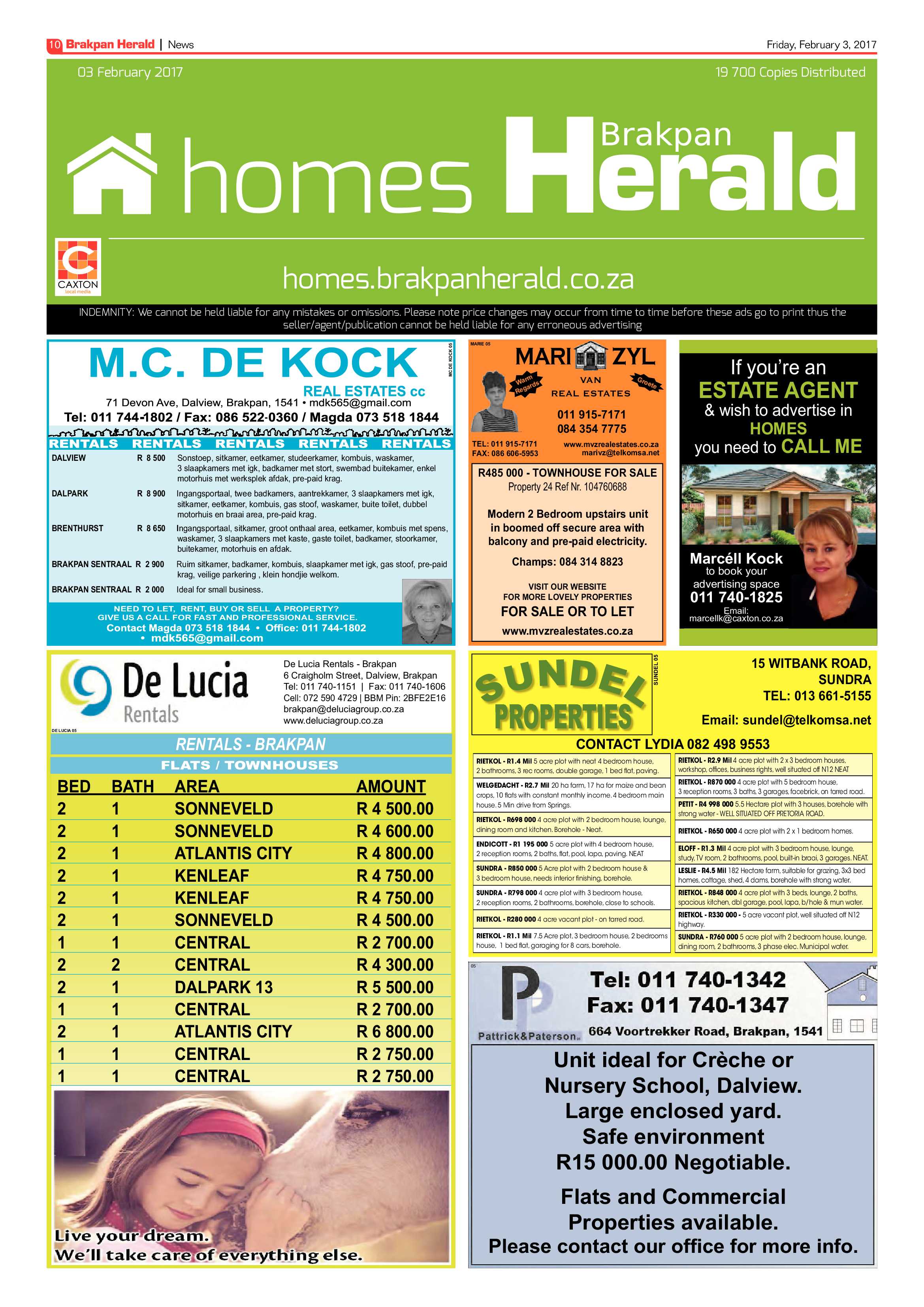 Brakpan Herald 03 February 2017 page 10