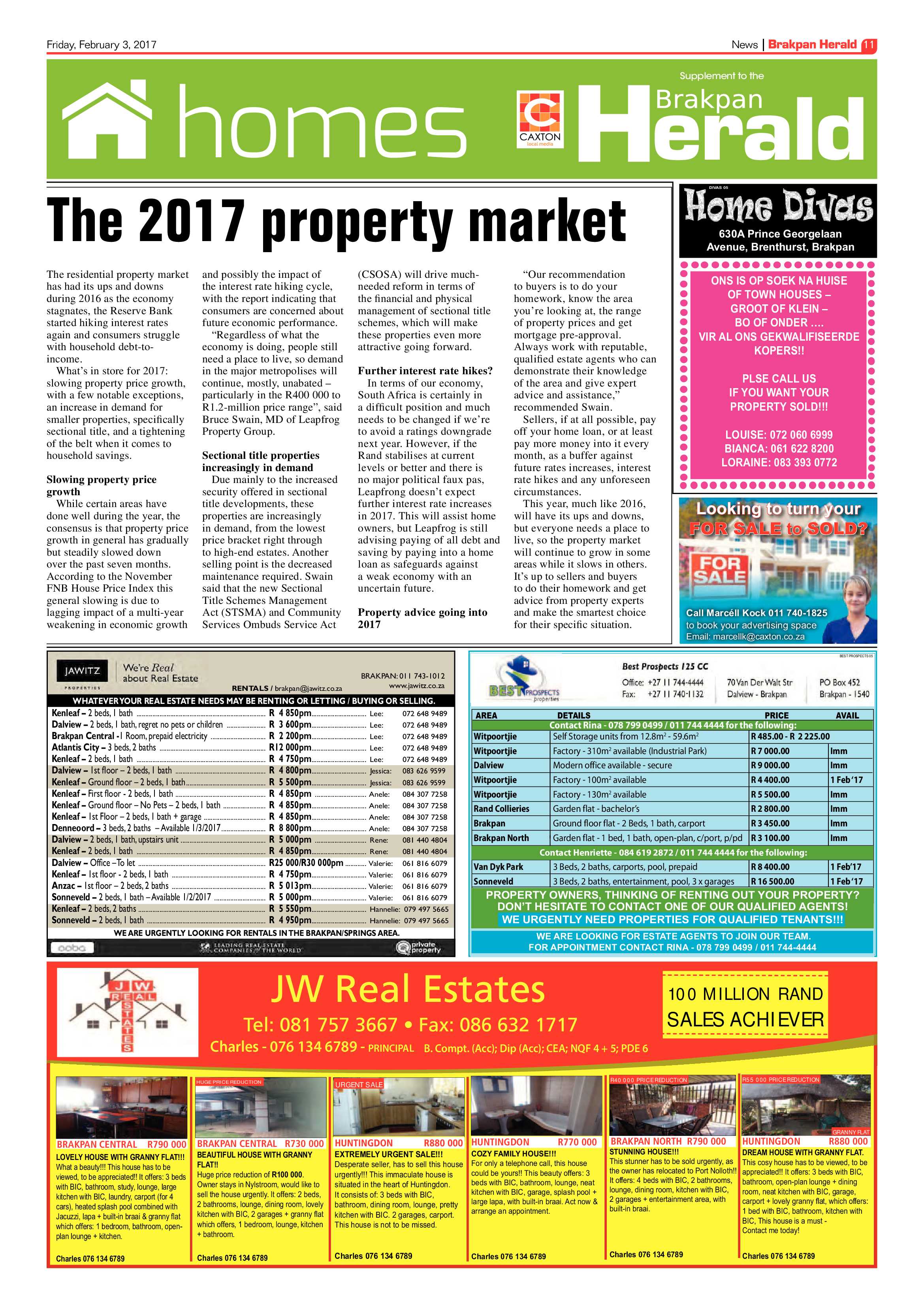 Brakpan Herald 03 February 2017 page 11