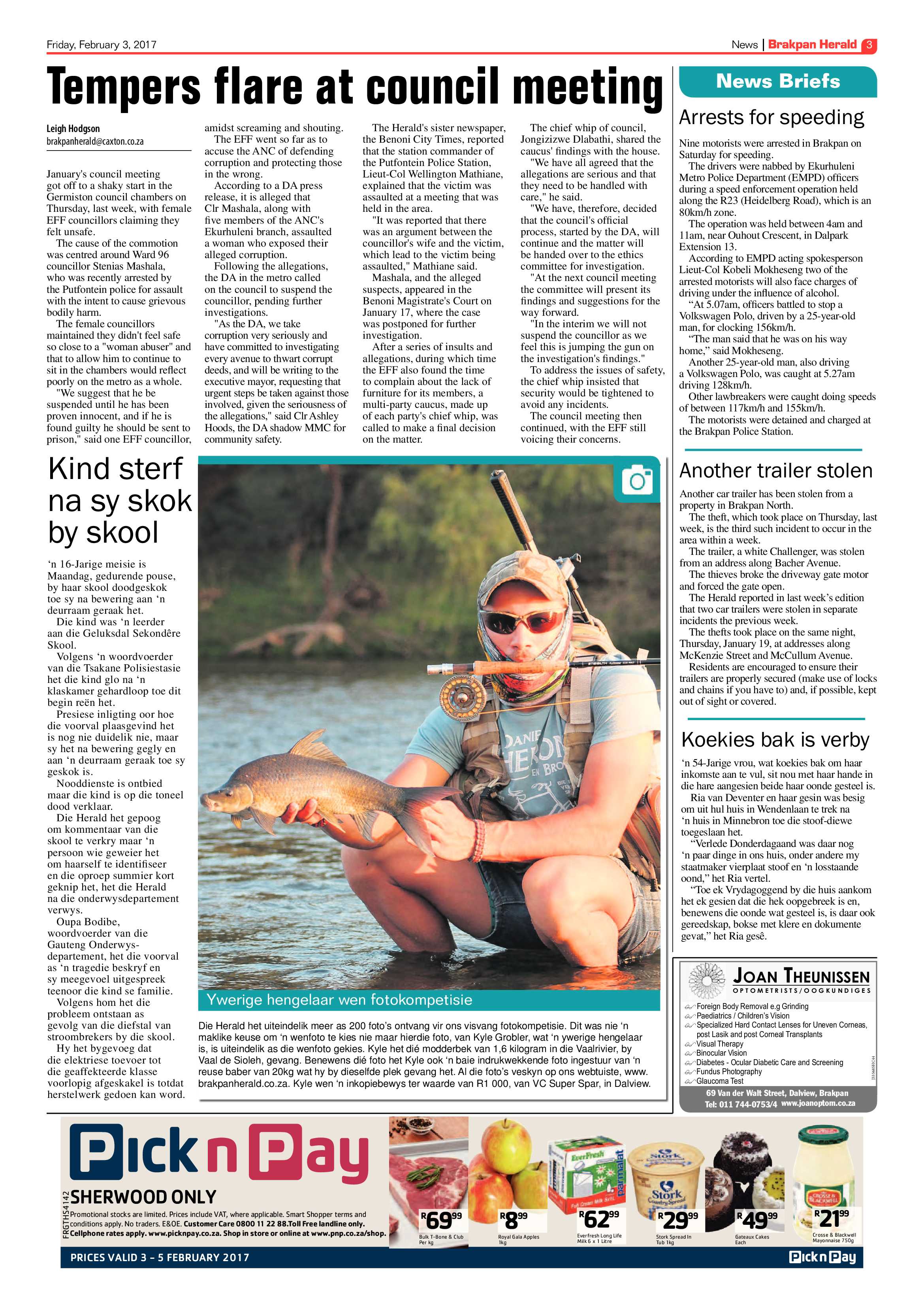 Brakpan Herald 03 February 2017 page 3