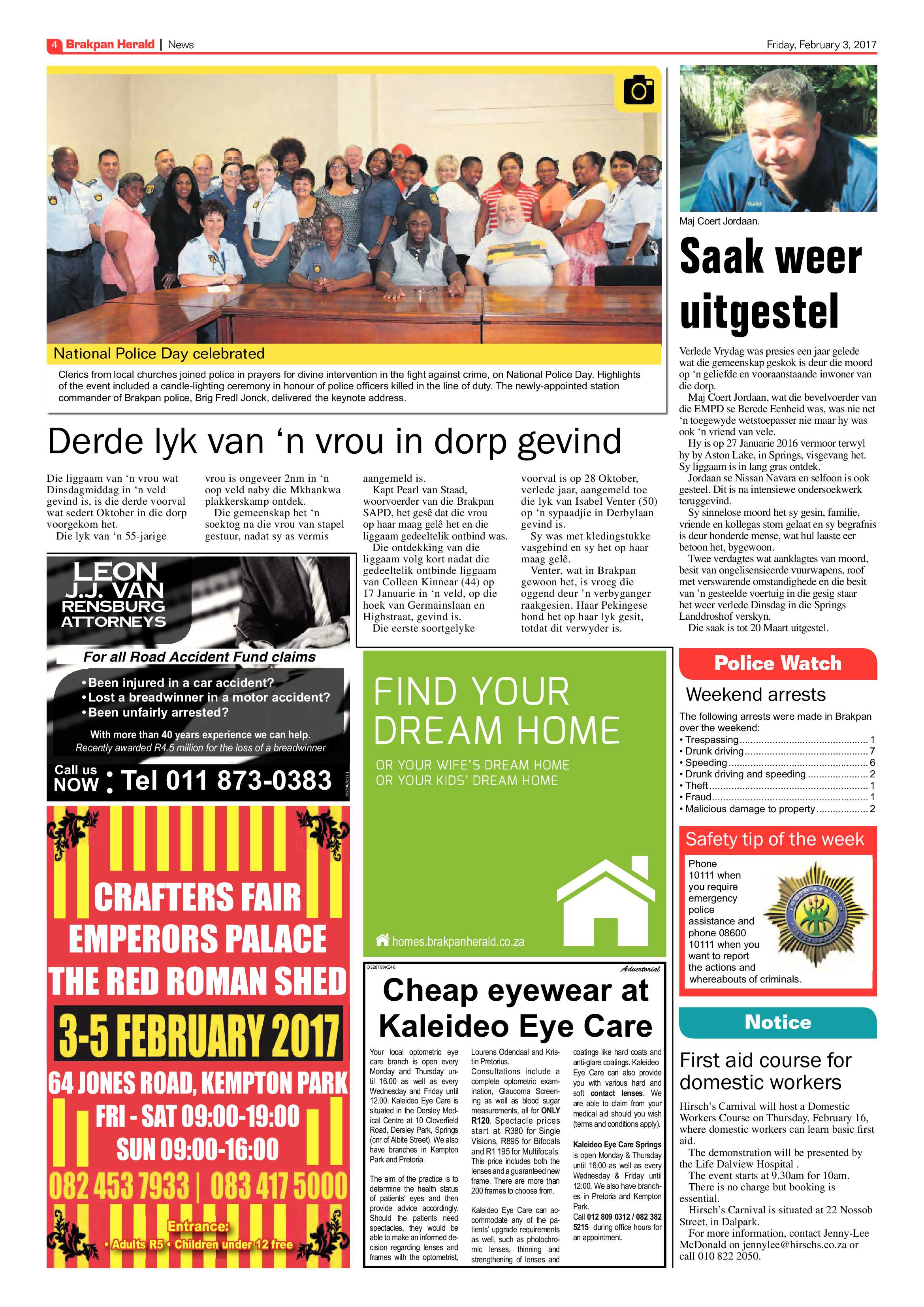 Brakpan Herald 03 February 2017 page 4