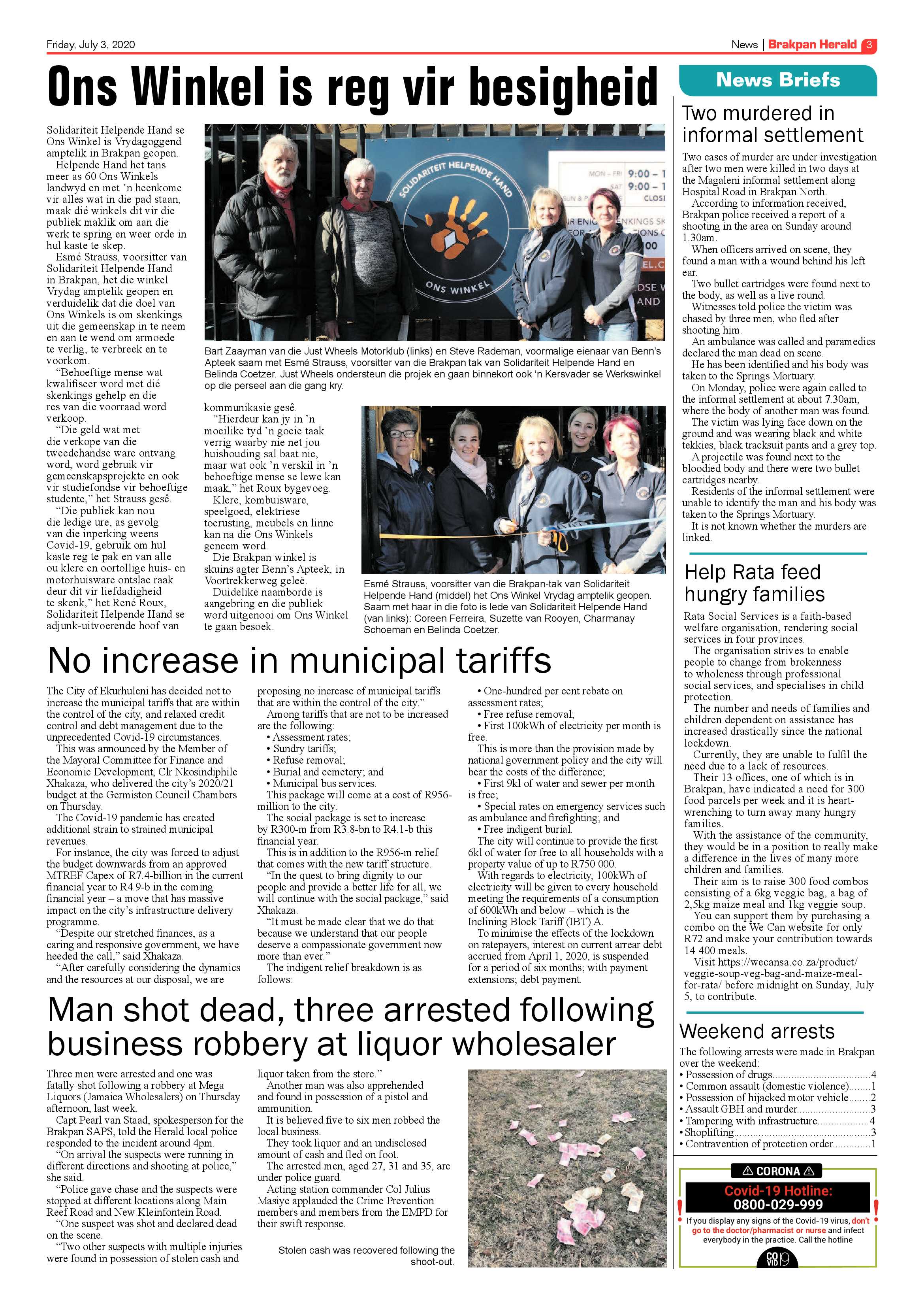 Brakpan Herald 03 July 2020 page 3
