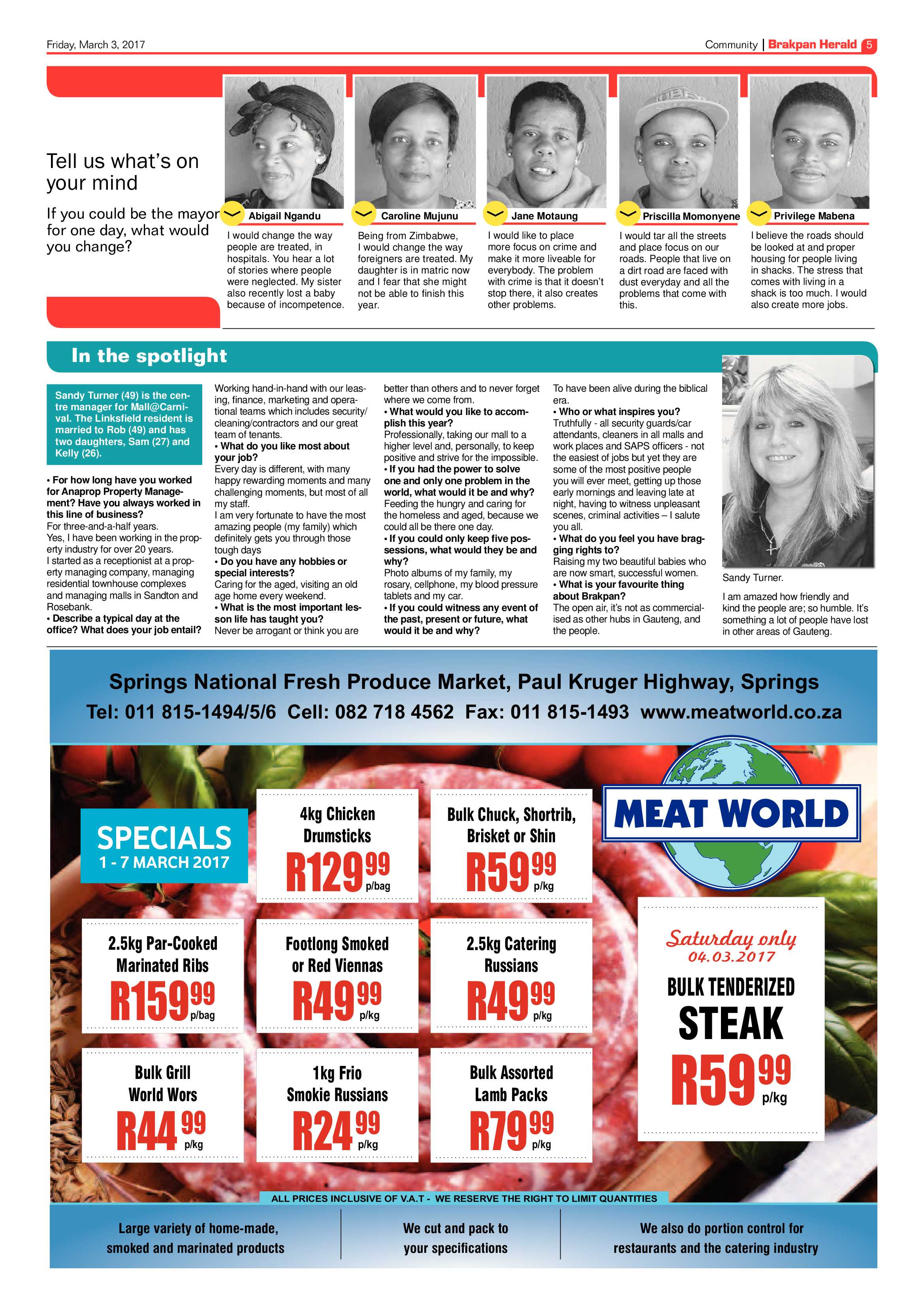 Brakpan Herald 03 March 2017 page 5