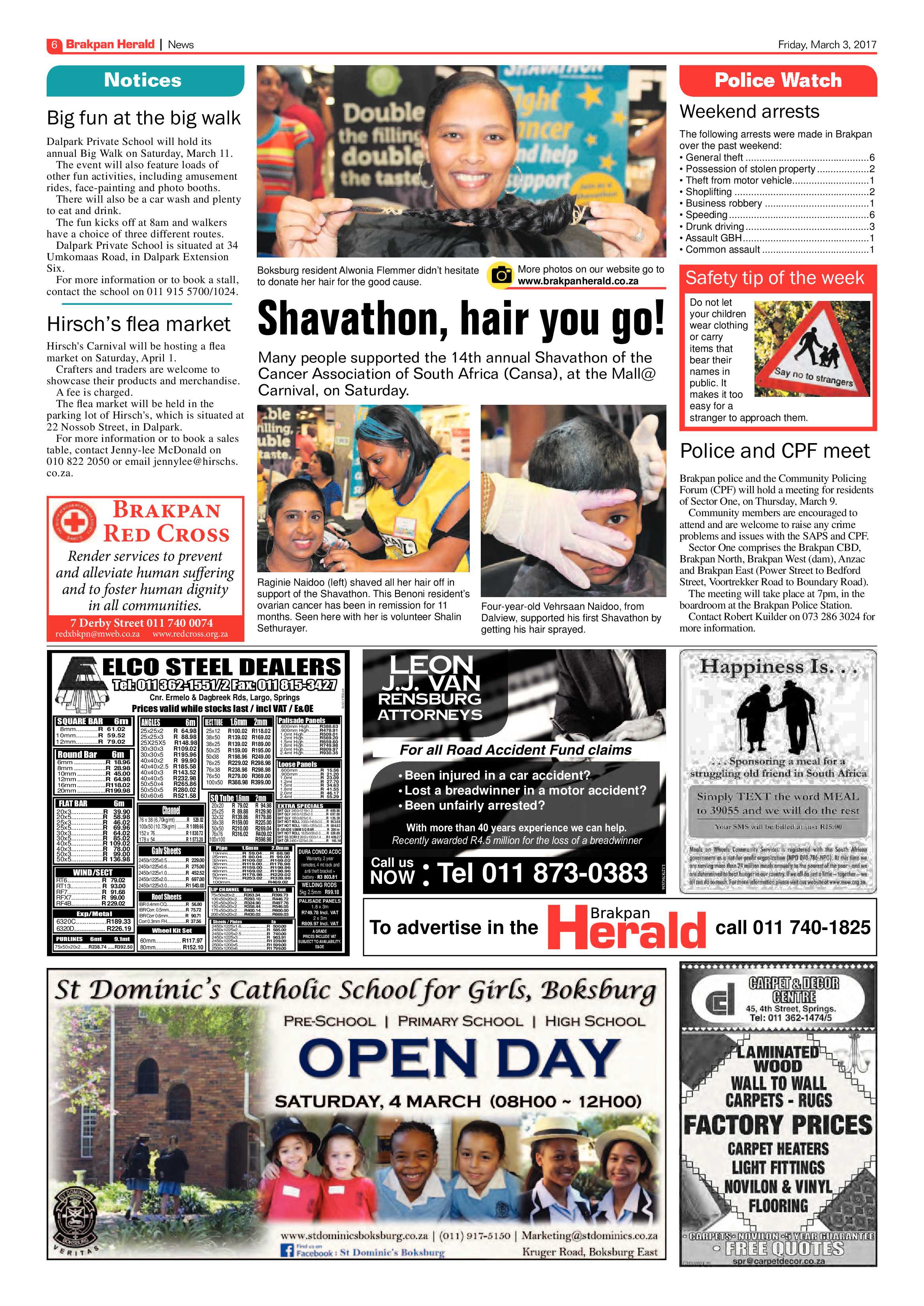 Brakpan Herald 03 March 2017 page 6