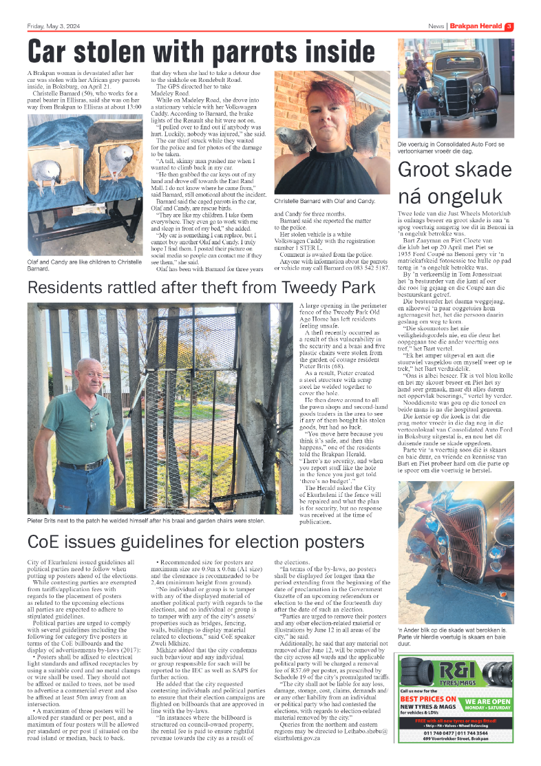 Brakpan Herald 03 May 2024 page 3