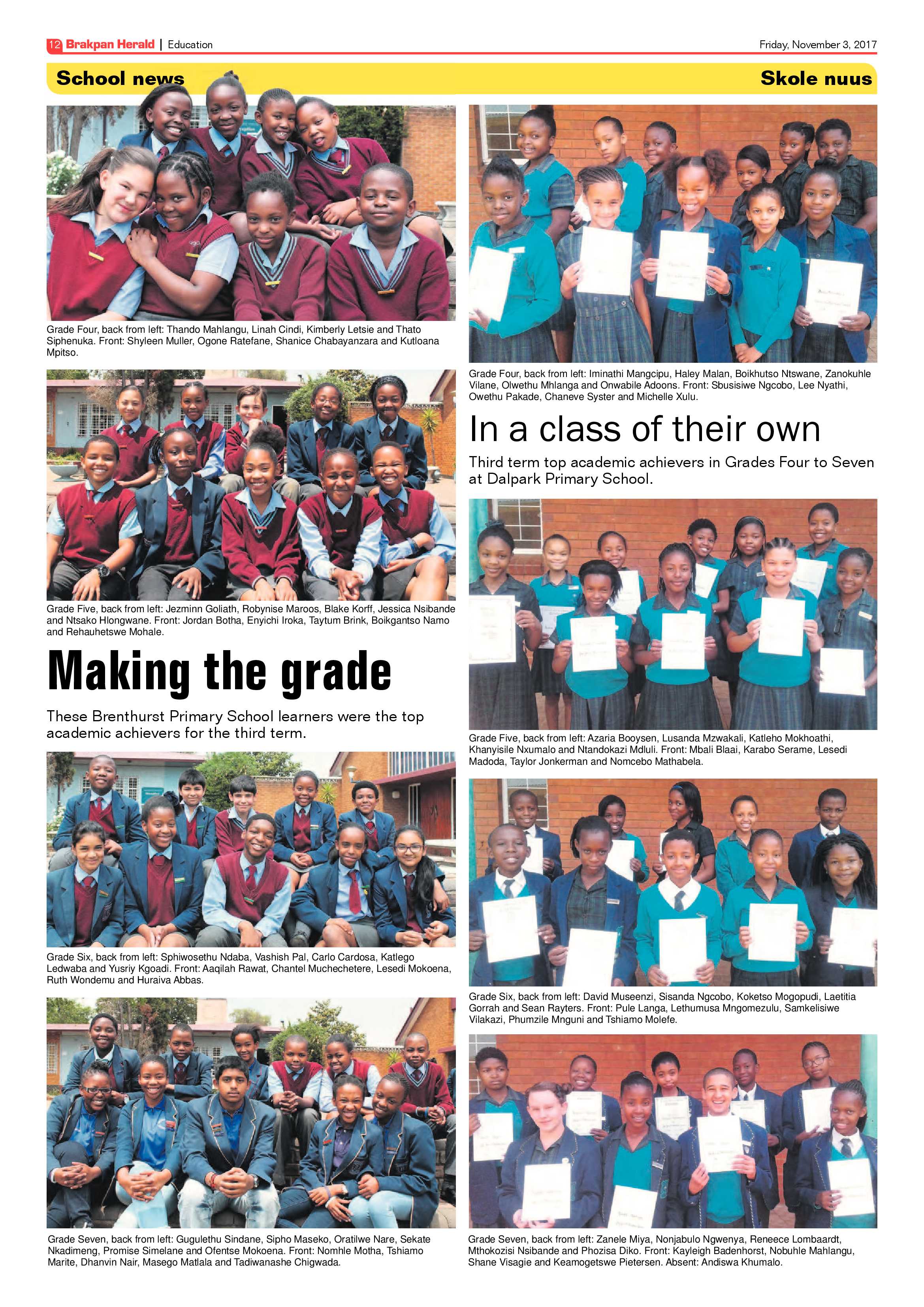 Brakpan Herald 03 November 2017 page 12