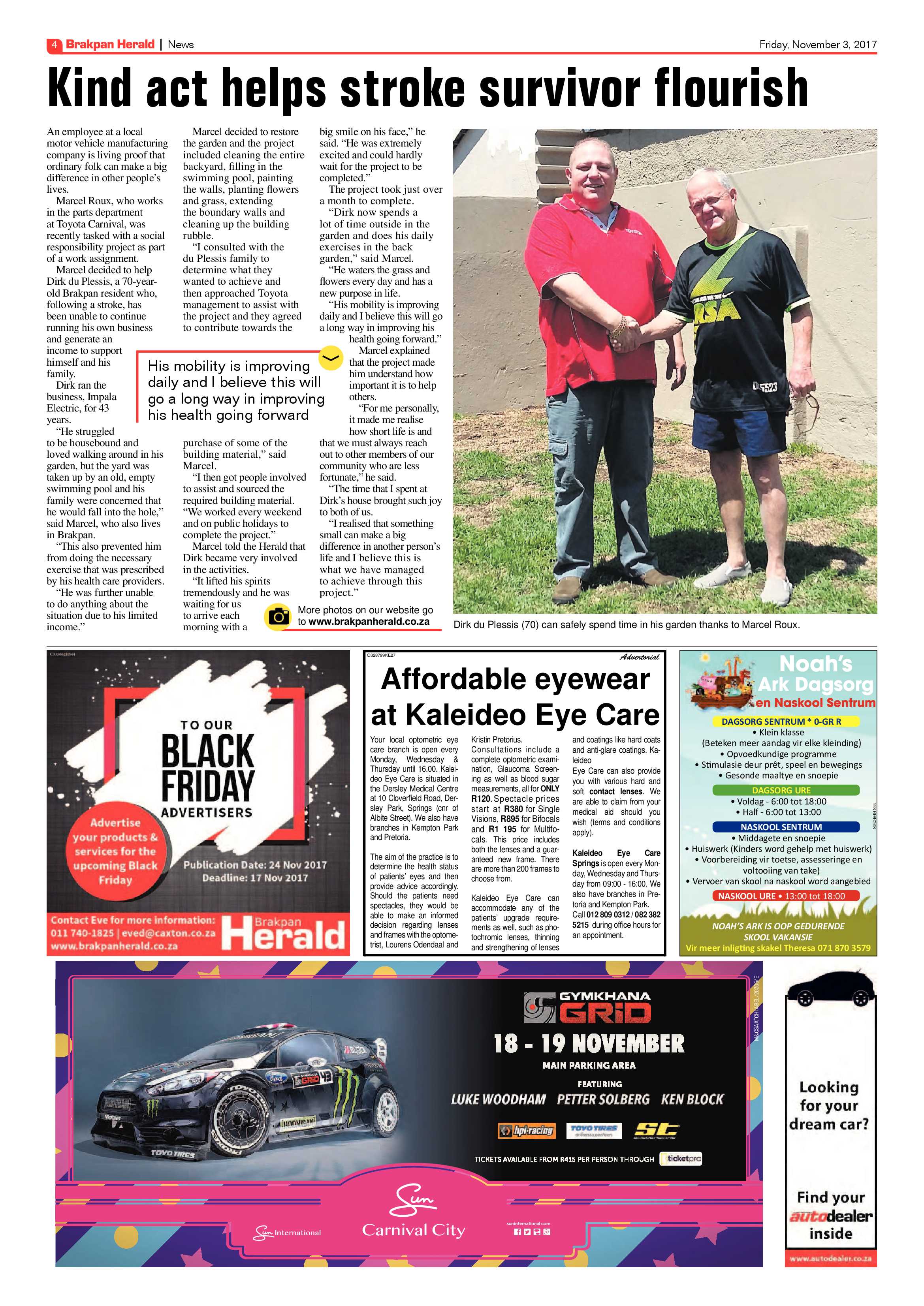 Brakpan Herald 03 November 2017 page 4