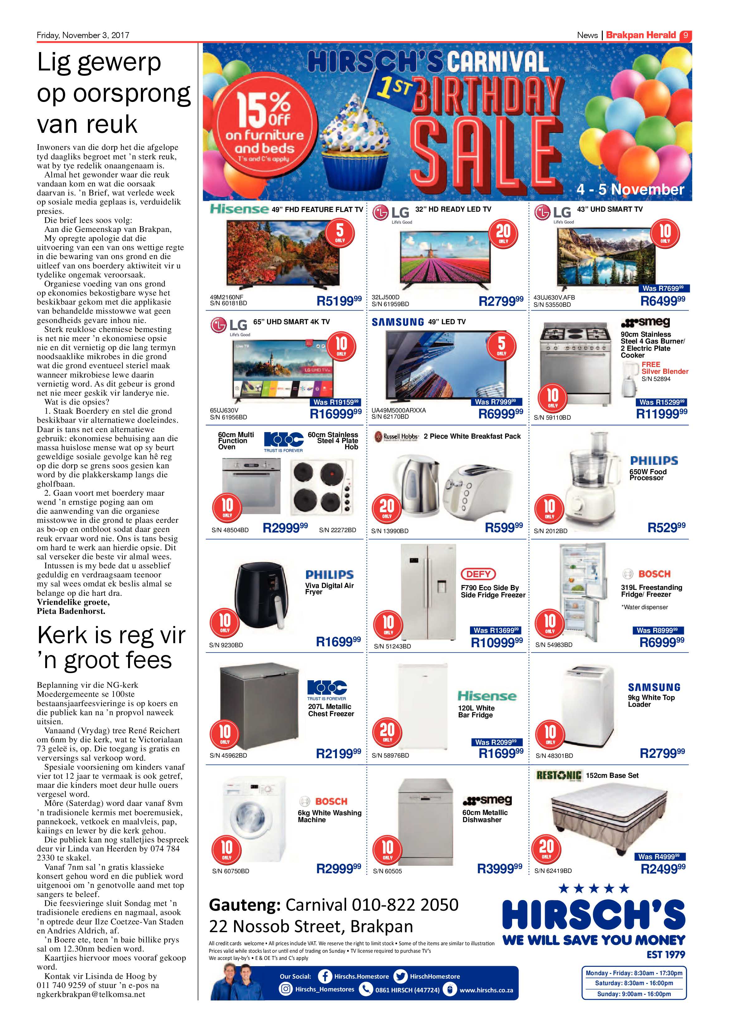 Brakpan Herald 03 November 2017 page 9
