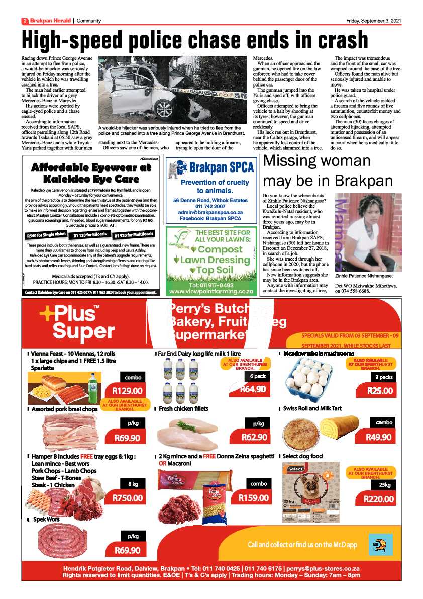 Brakpan Herald 03 September 2021 page 10