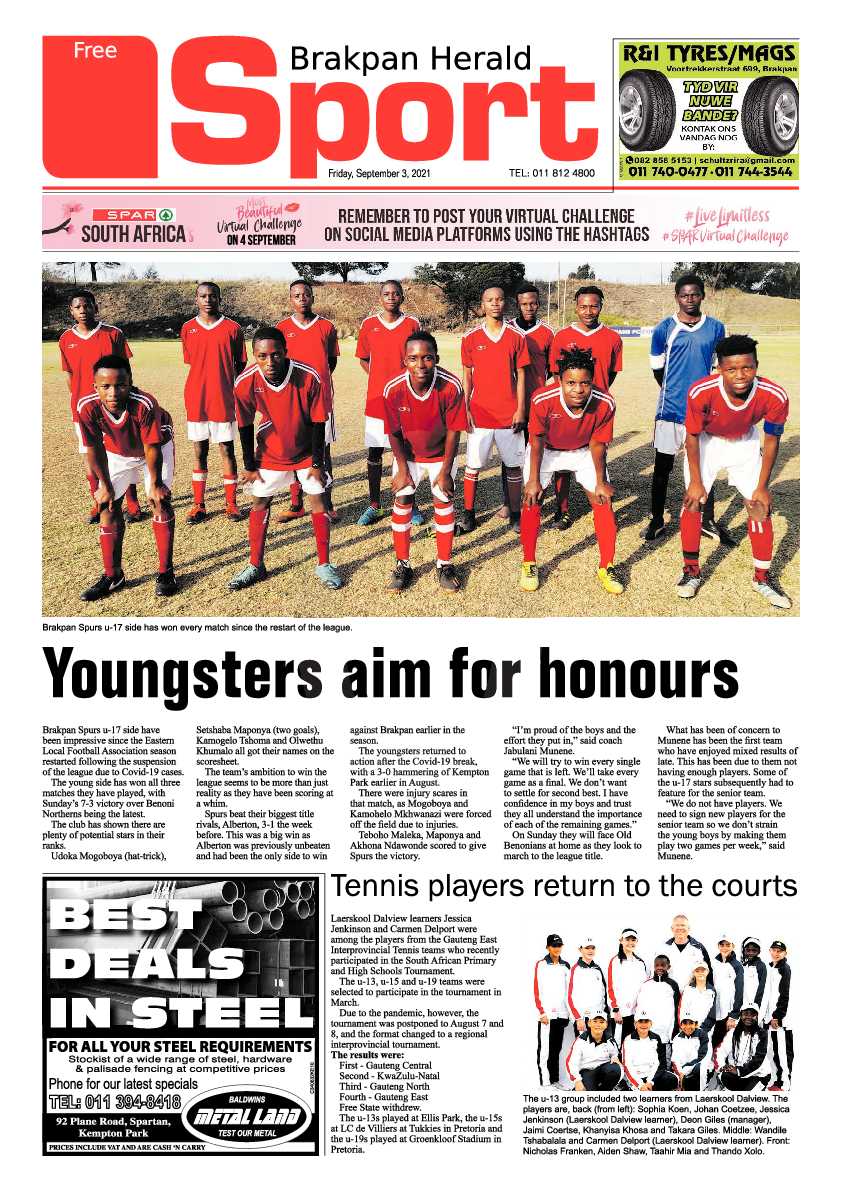 Brakpan Herald 03 September 2021 page 16