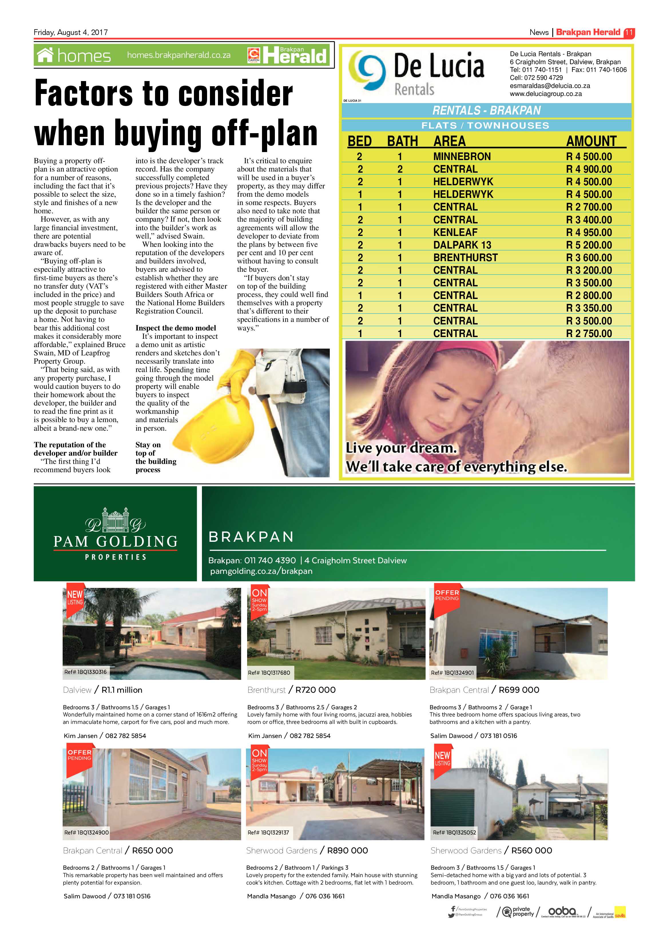Brakpan Herald 04 August 2017 page 11