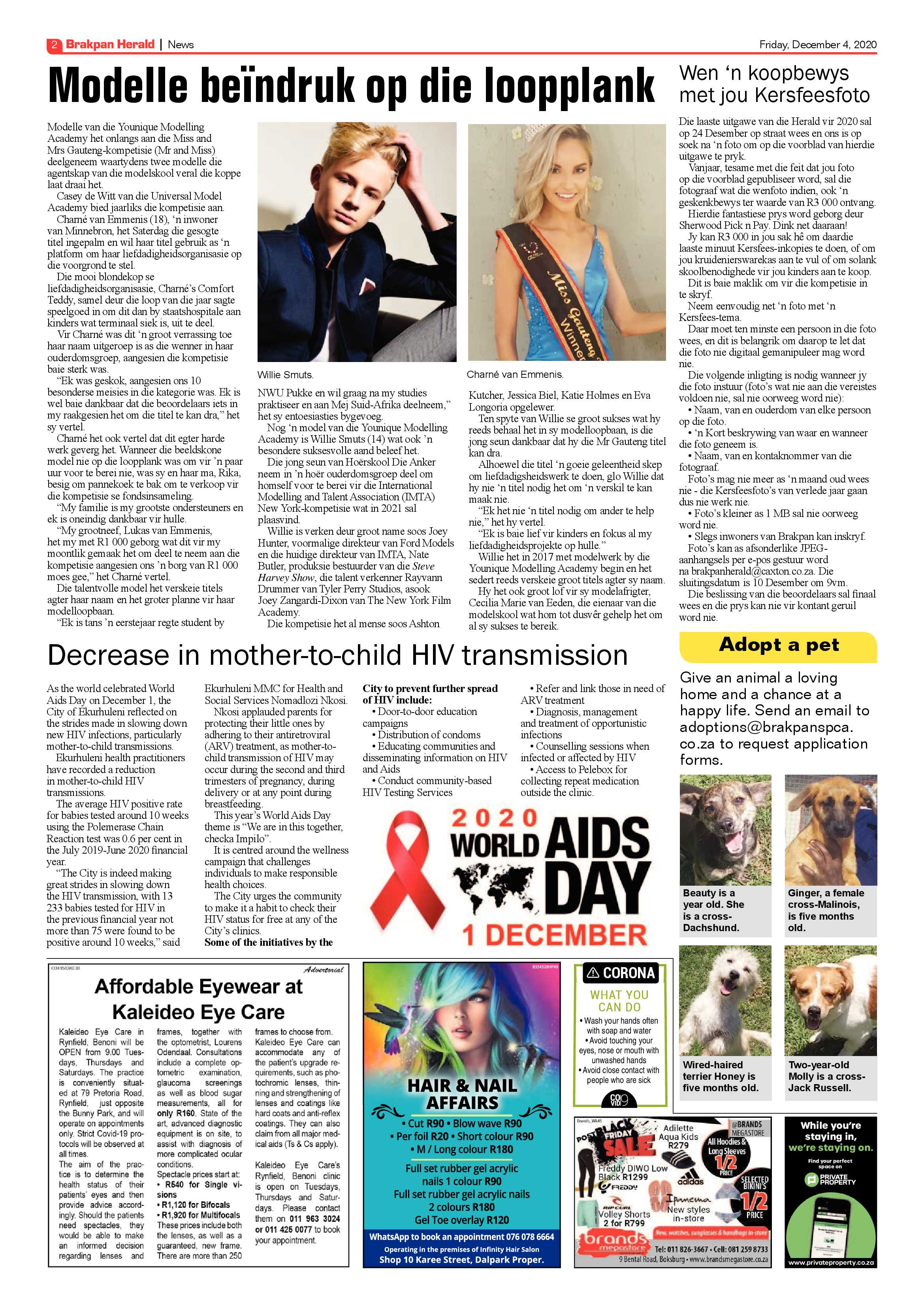 Brakpan Herald 04 December 2020 page 2