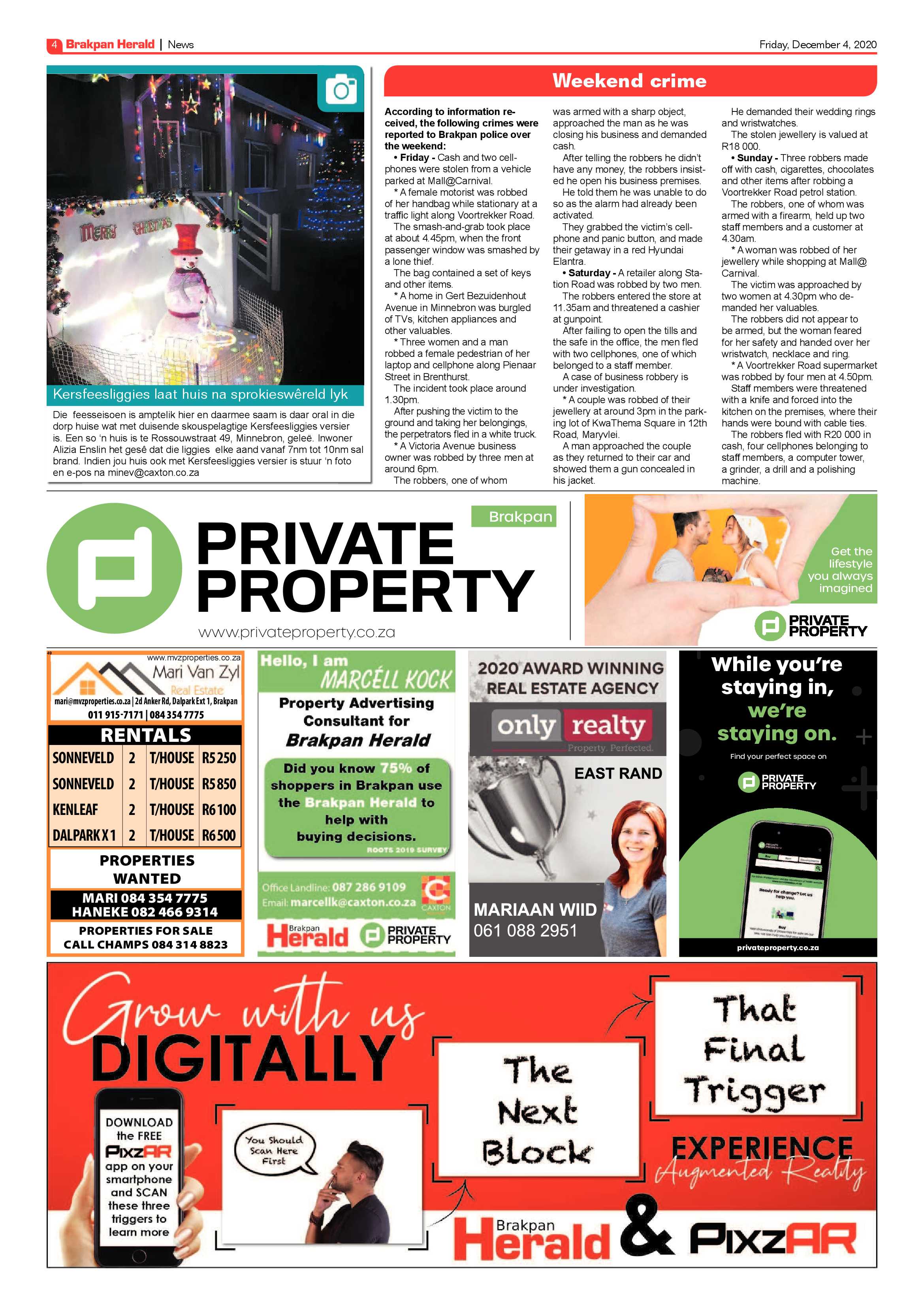 Brakpan Herald 04 December 2020 page 4