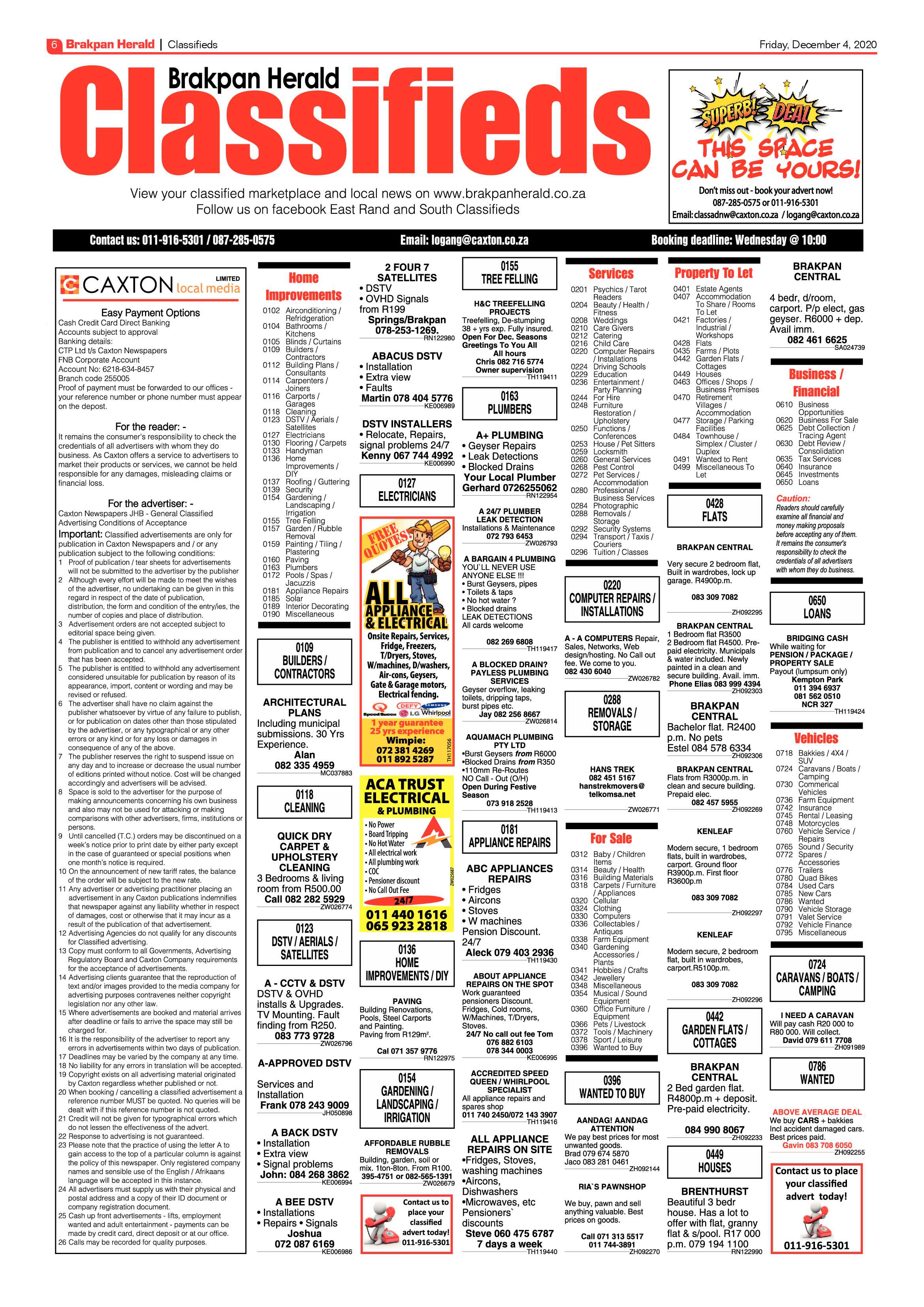 Brakpan Herald 04 December 2020 page 6