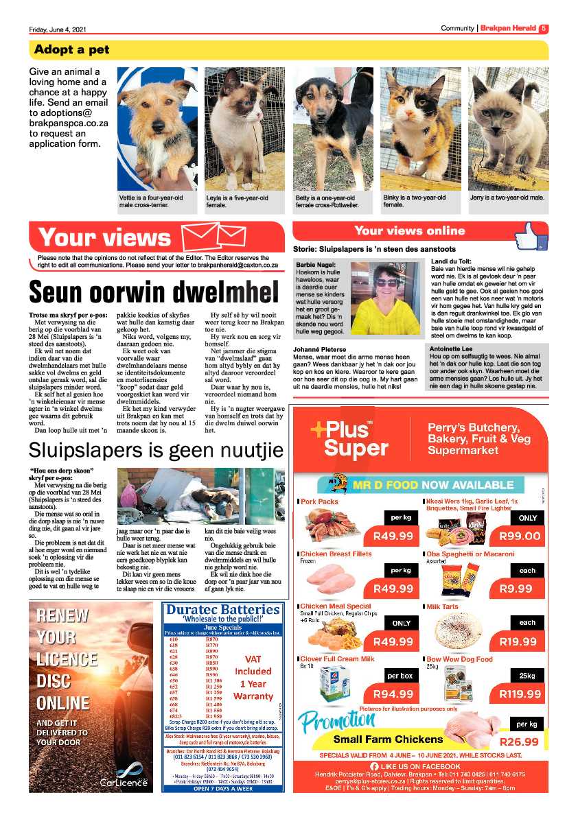 Brakpan Herald 04 June 2021 page 5