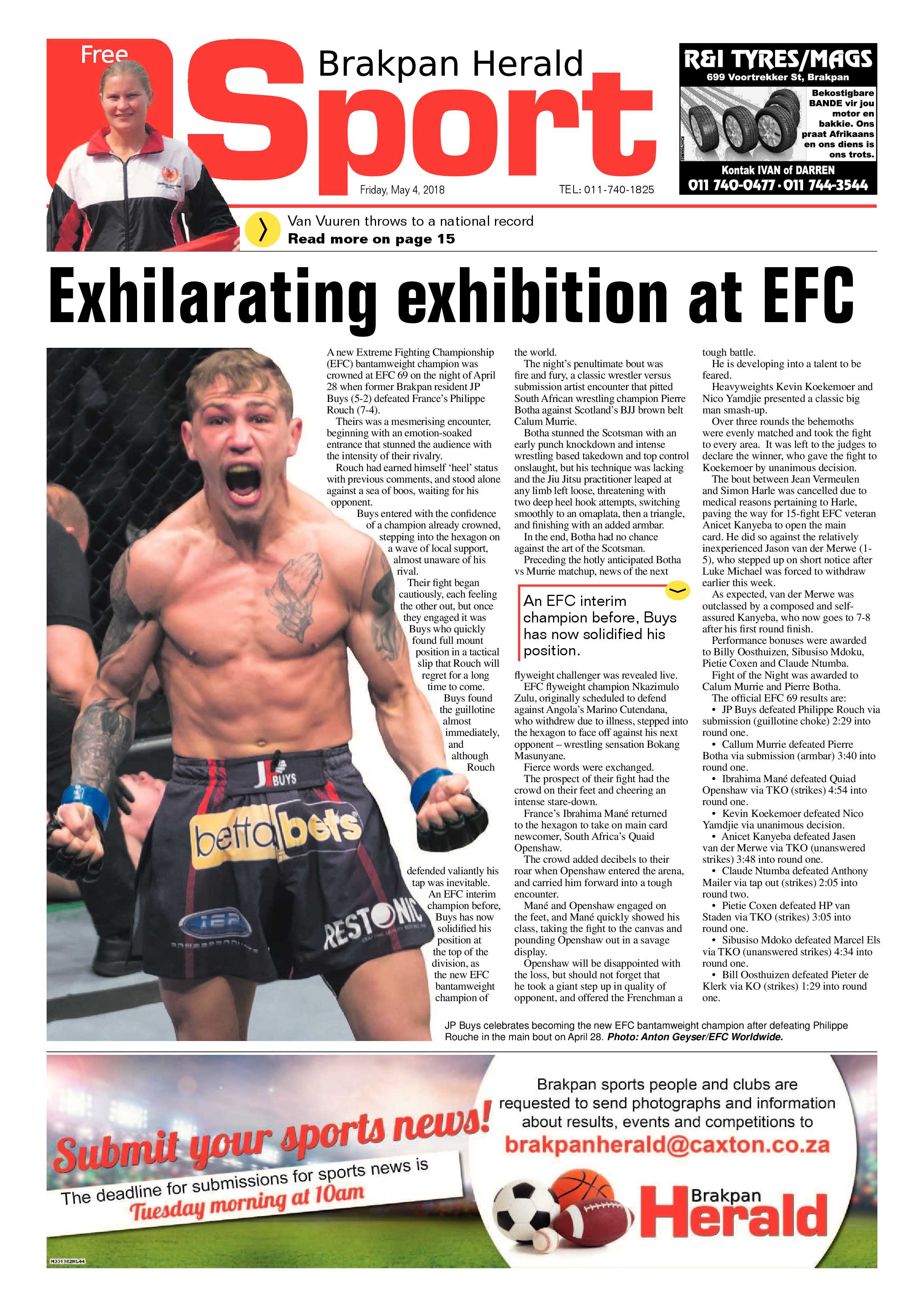 Brakpan Herald 04 May 2018 page 16