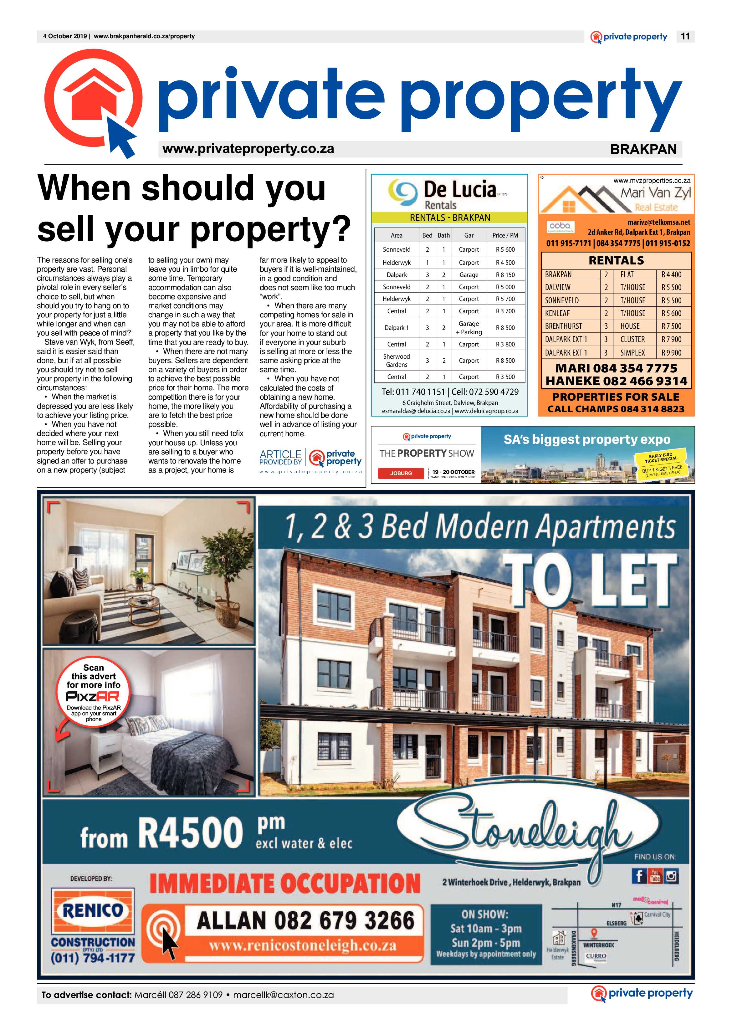 Brakpan Herald 04 October 2019 page 11