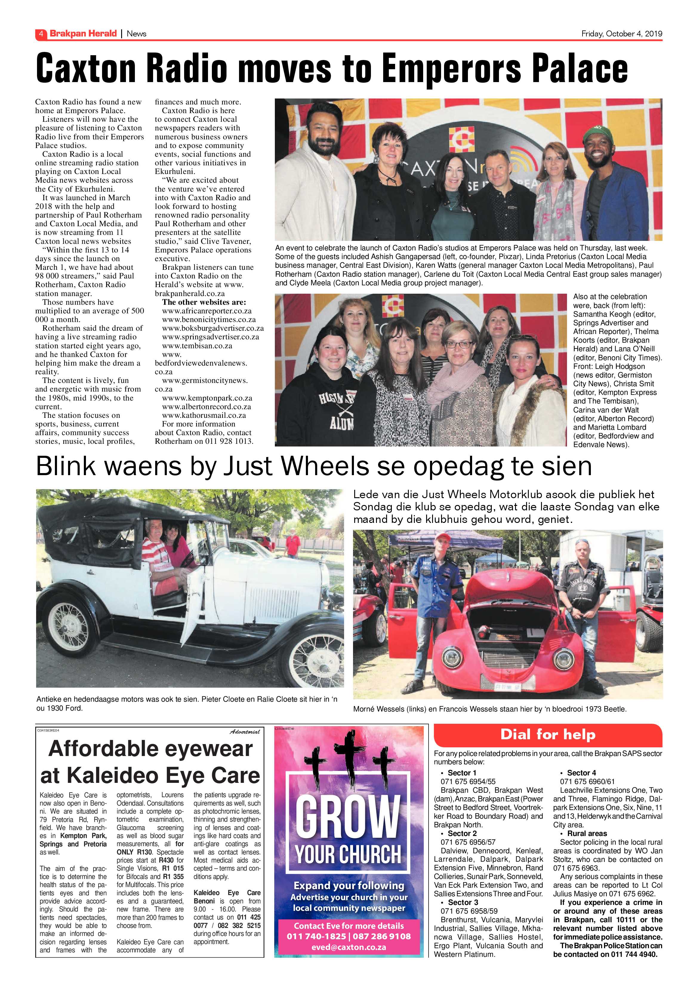 Brakpan Herald 04 October 2019 page 4