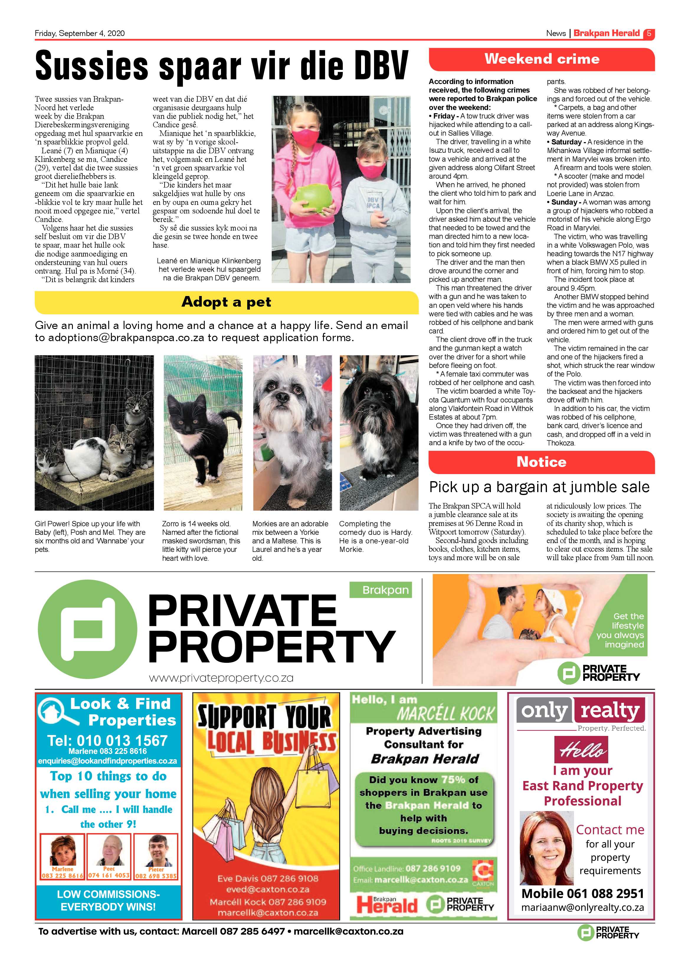 Brakpan Herald 04 September 2020 page 5
