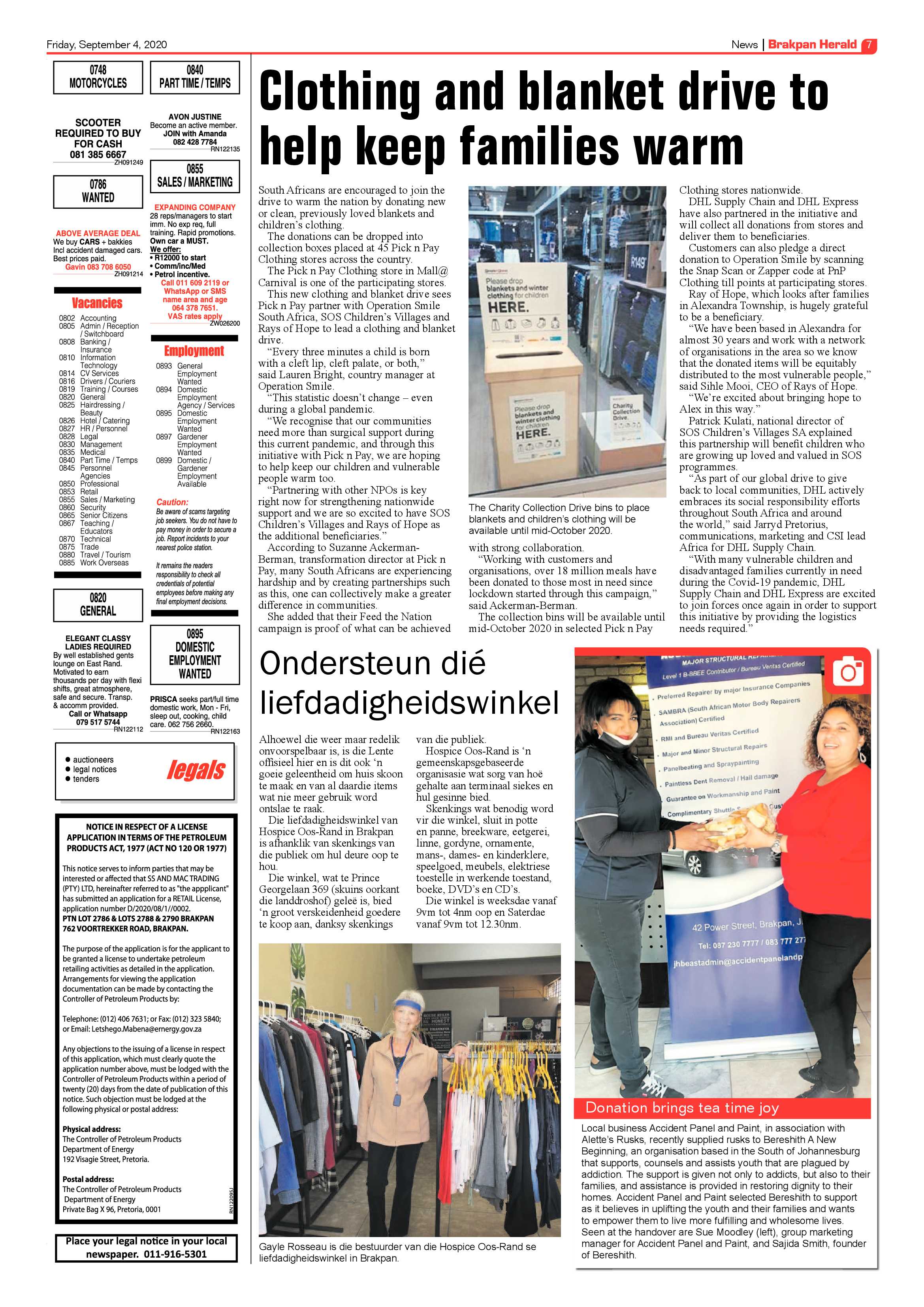 Brakpan Herald 04 September 2020 page 7