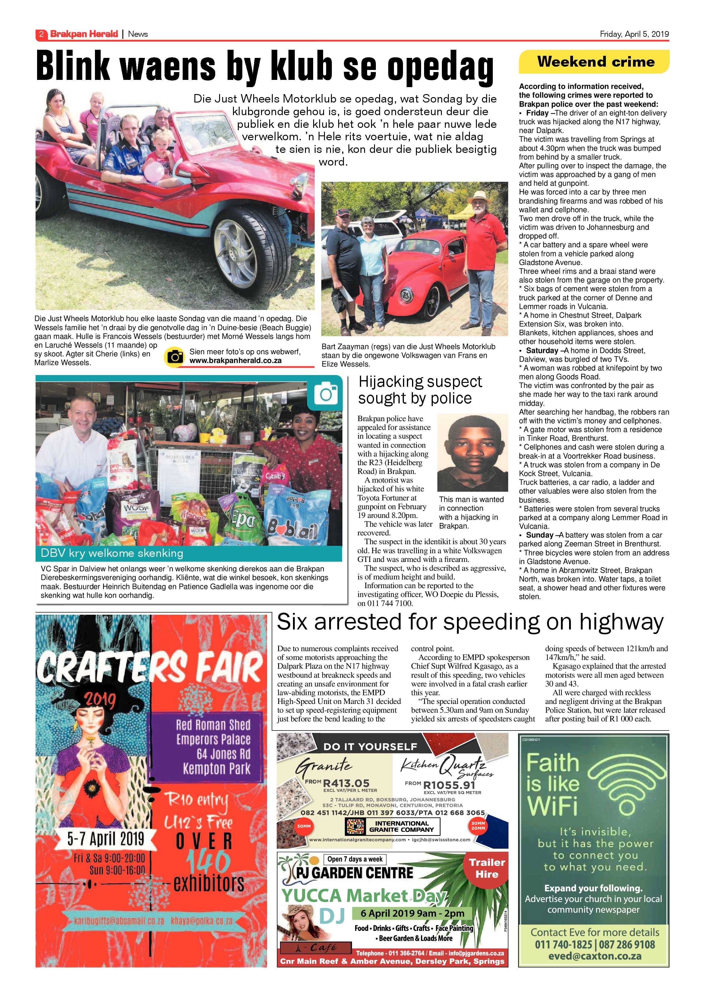 Brakpan Herald 05 April 2019 page 2