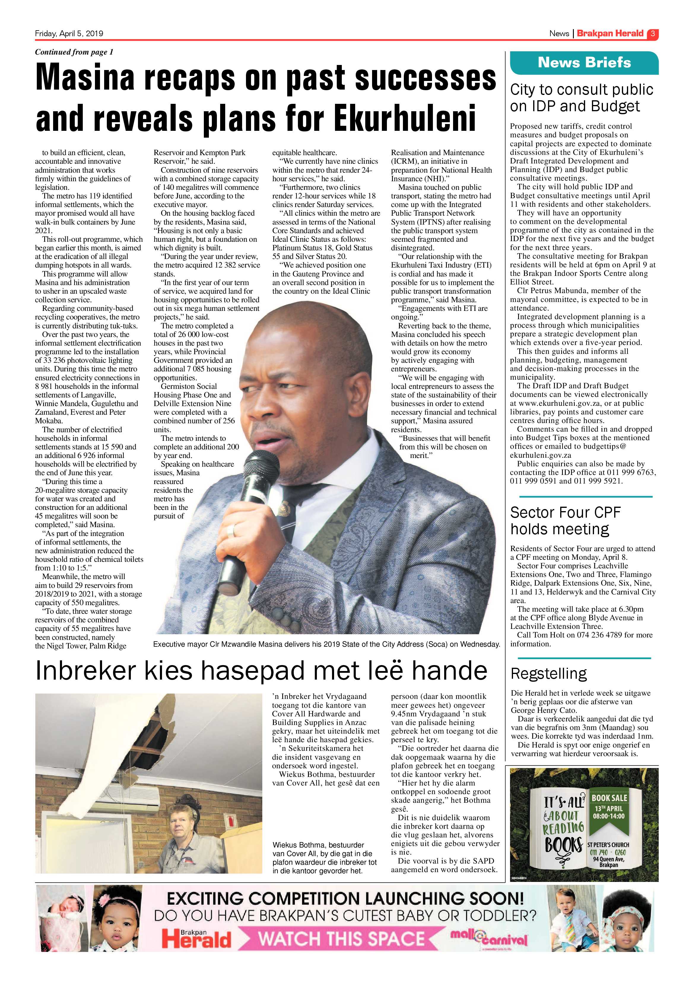 Brakpan Herald 05 April 2019 page 3