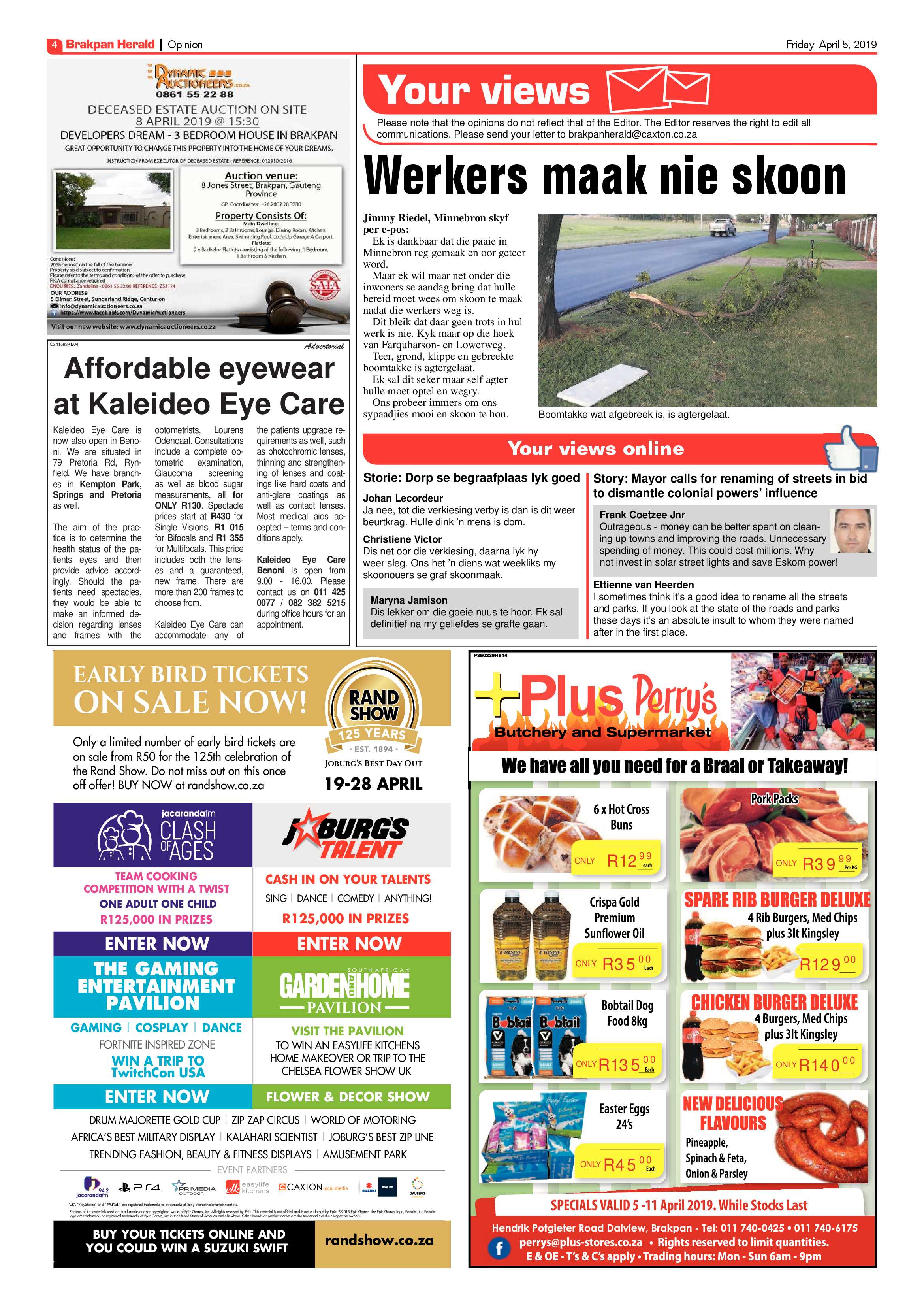 Brakpan Herald 05 April 2019 page 4
