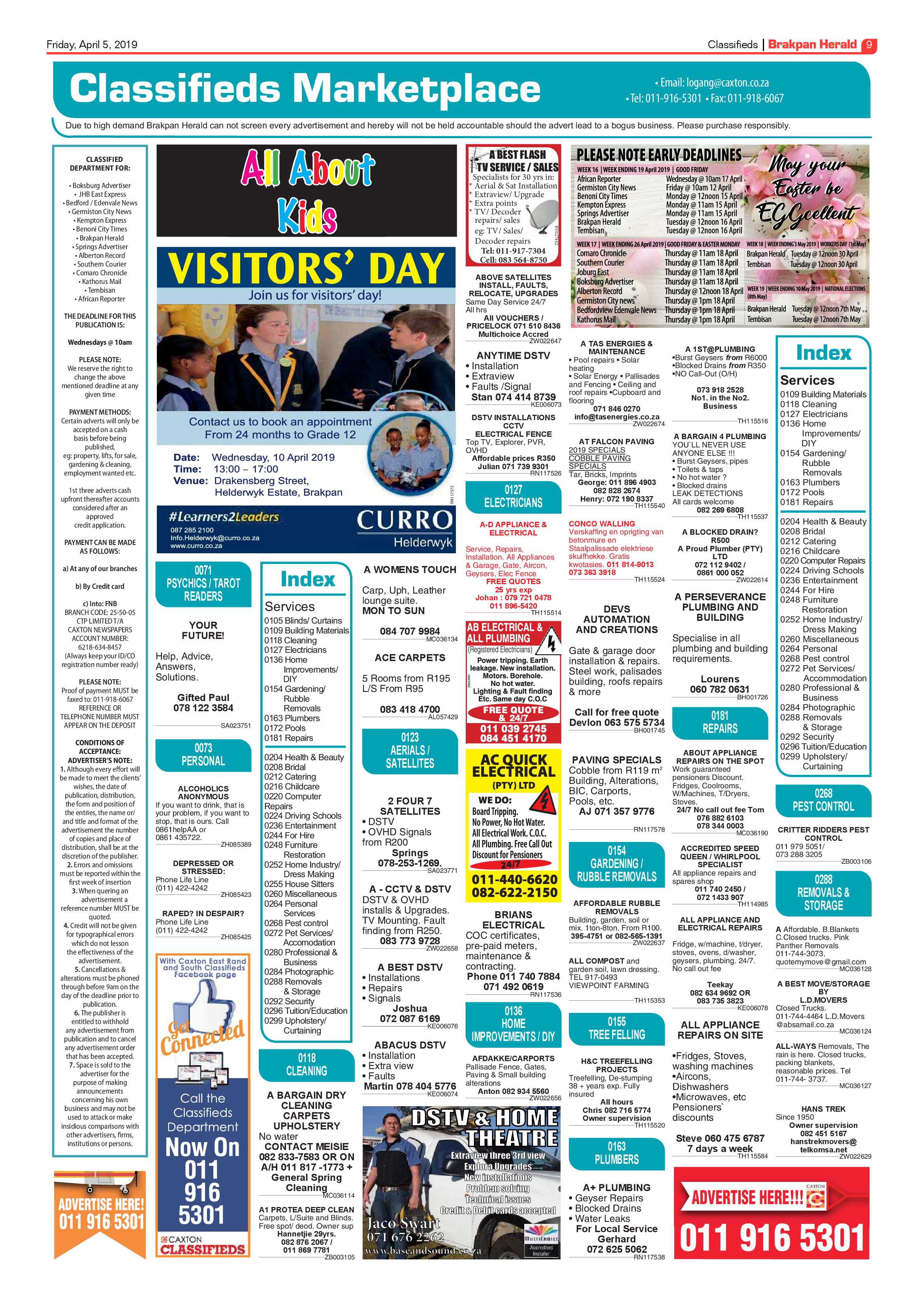 Brakpan Herald 05 April 2019 page 9