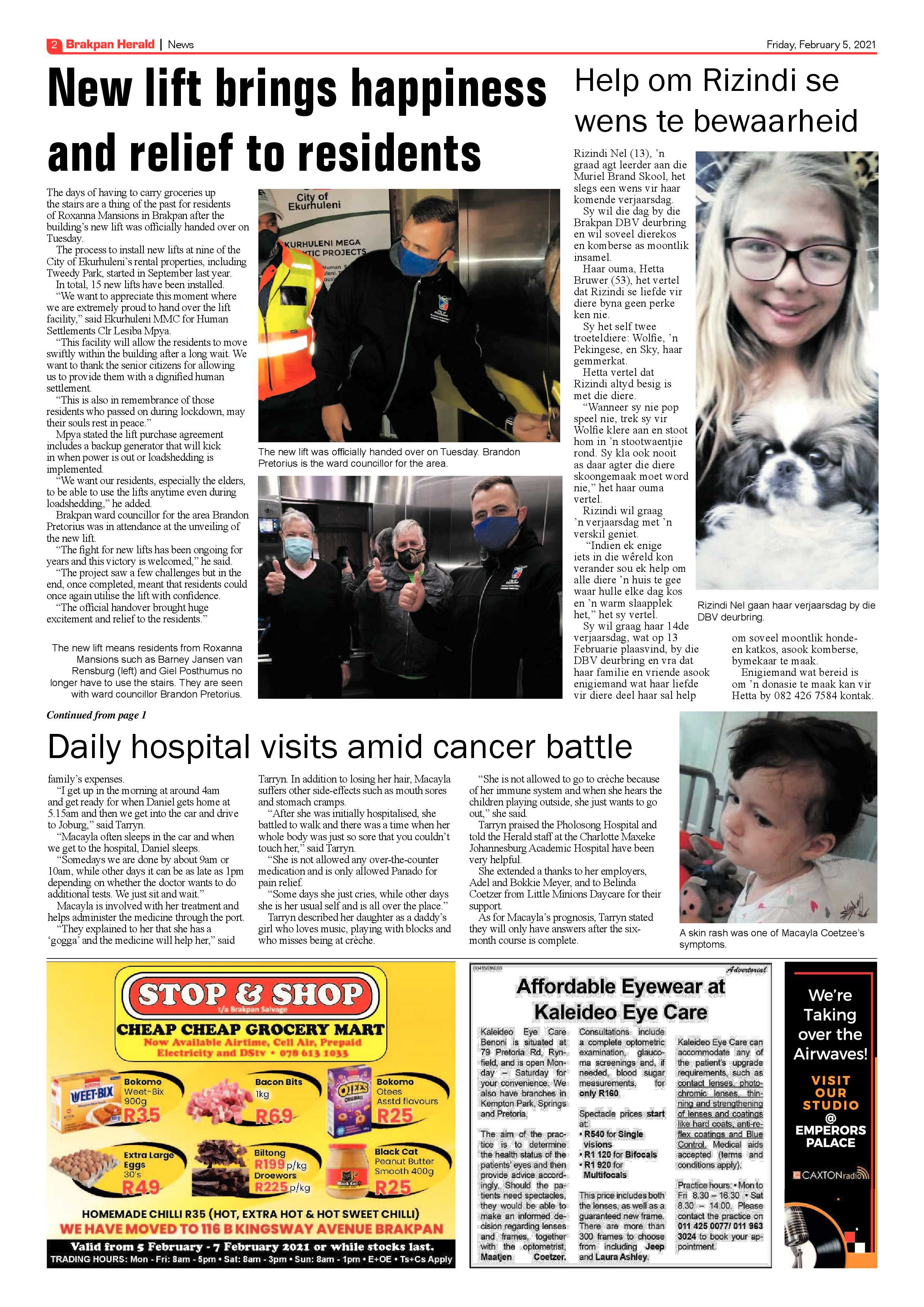 Brakpan Herald 05 February 2021 page 2