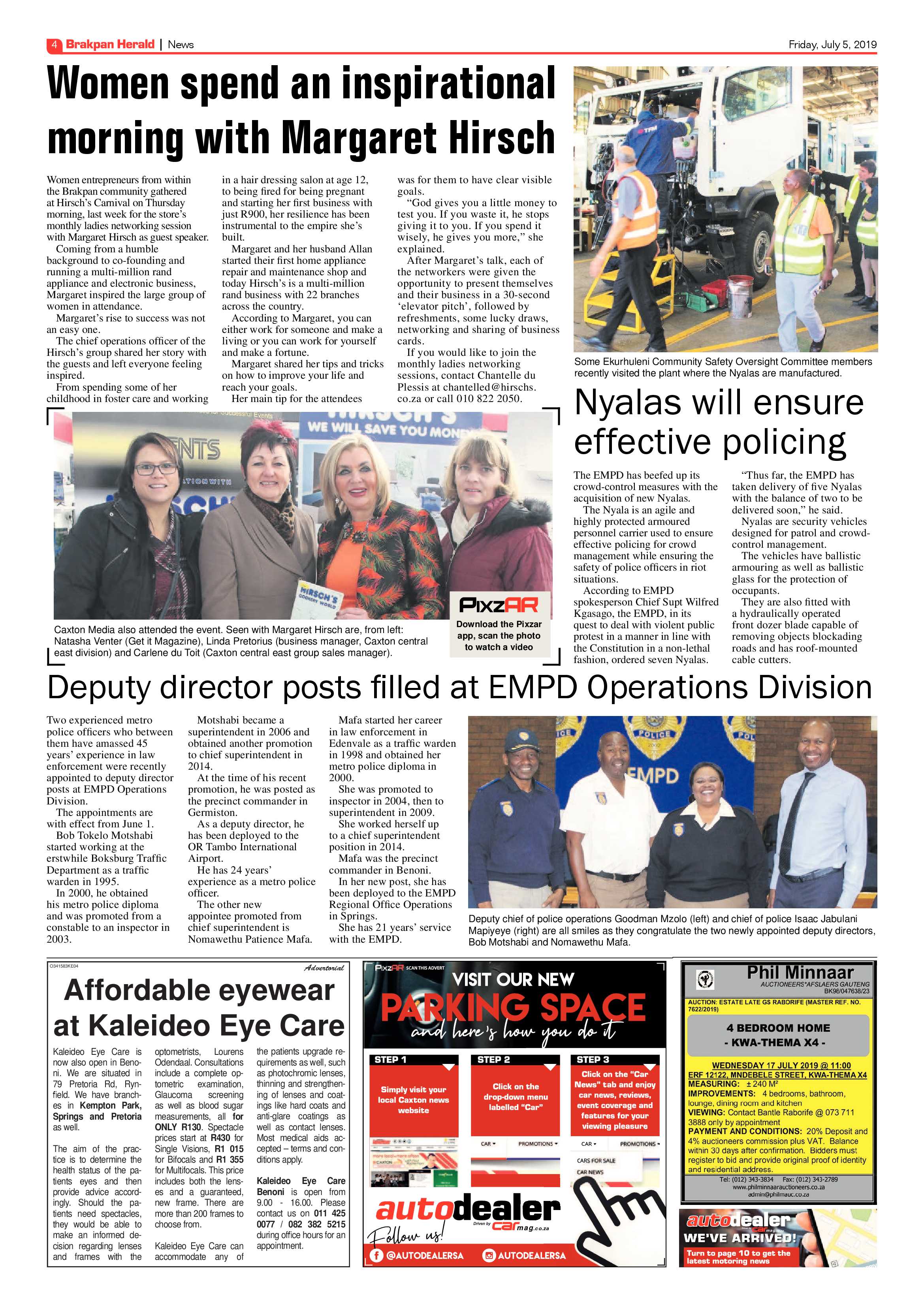 Brakpan Herald 05 July 2019 page 4