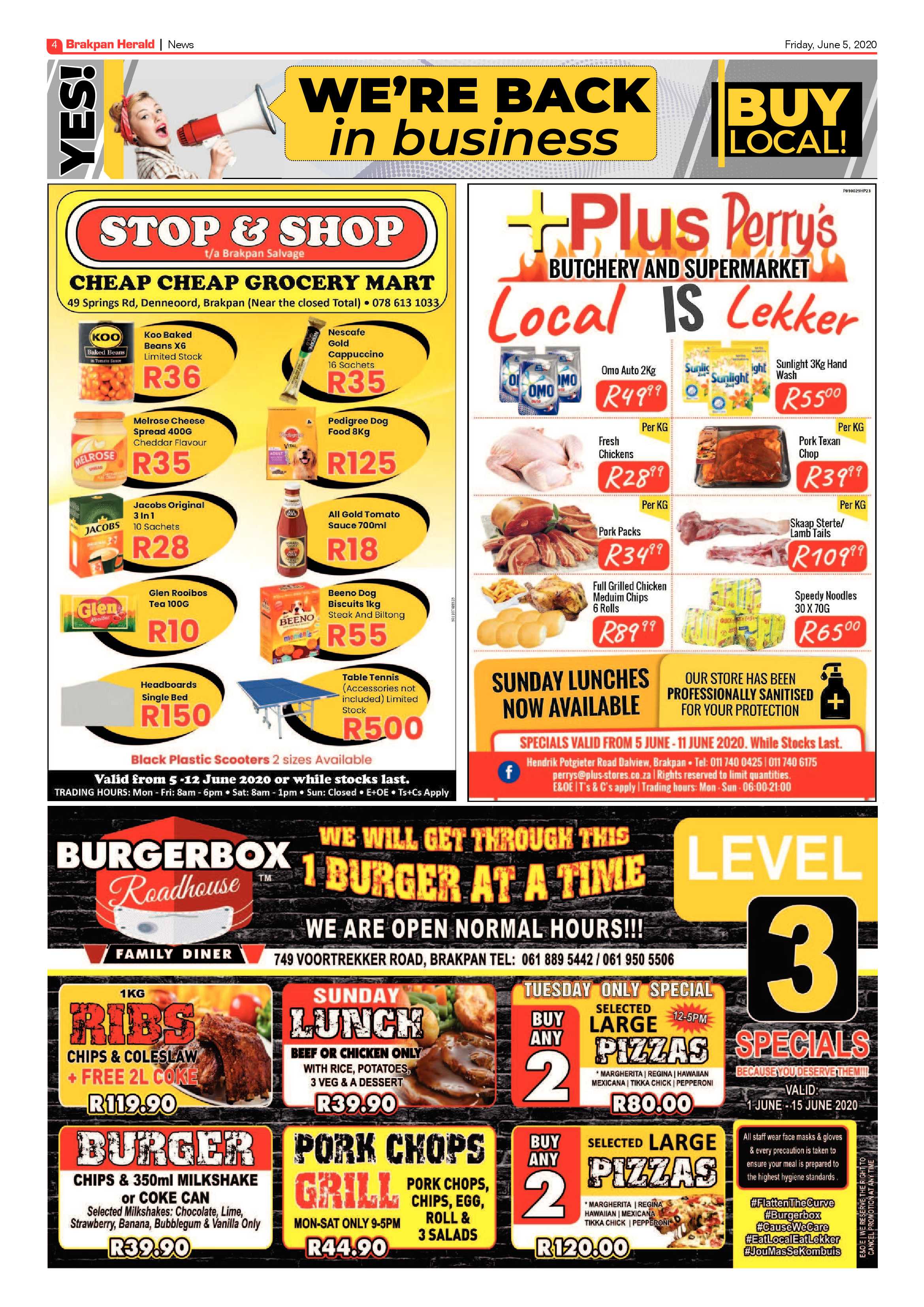 Brakpan Herald 05 June 2020 page 4