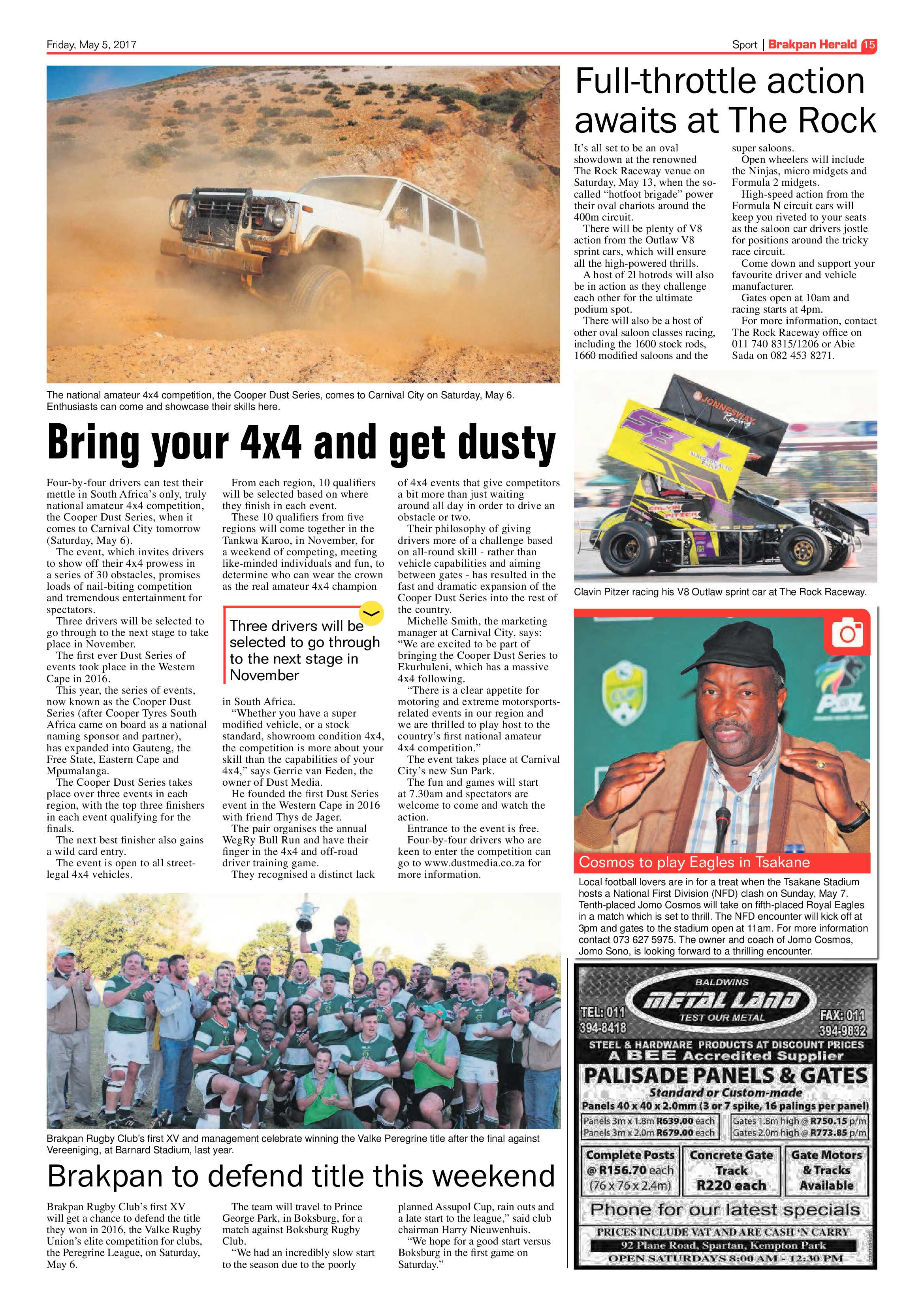 Brakpan Herald 05 May 2017 page 15