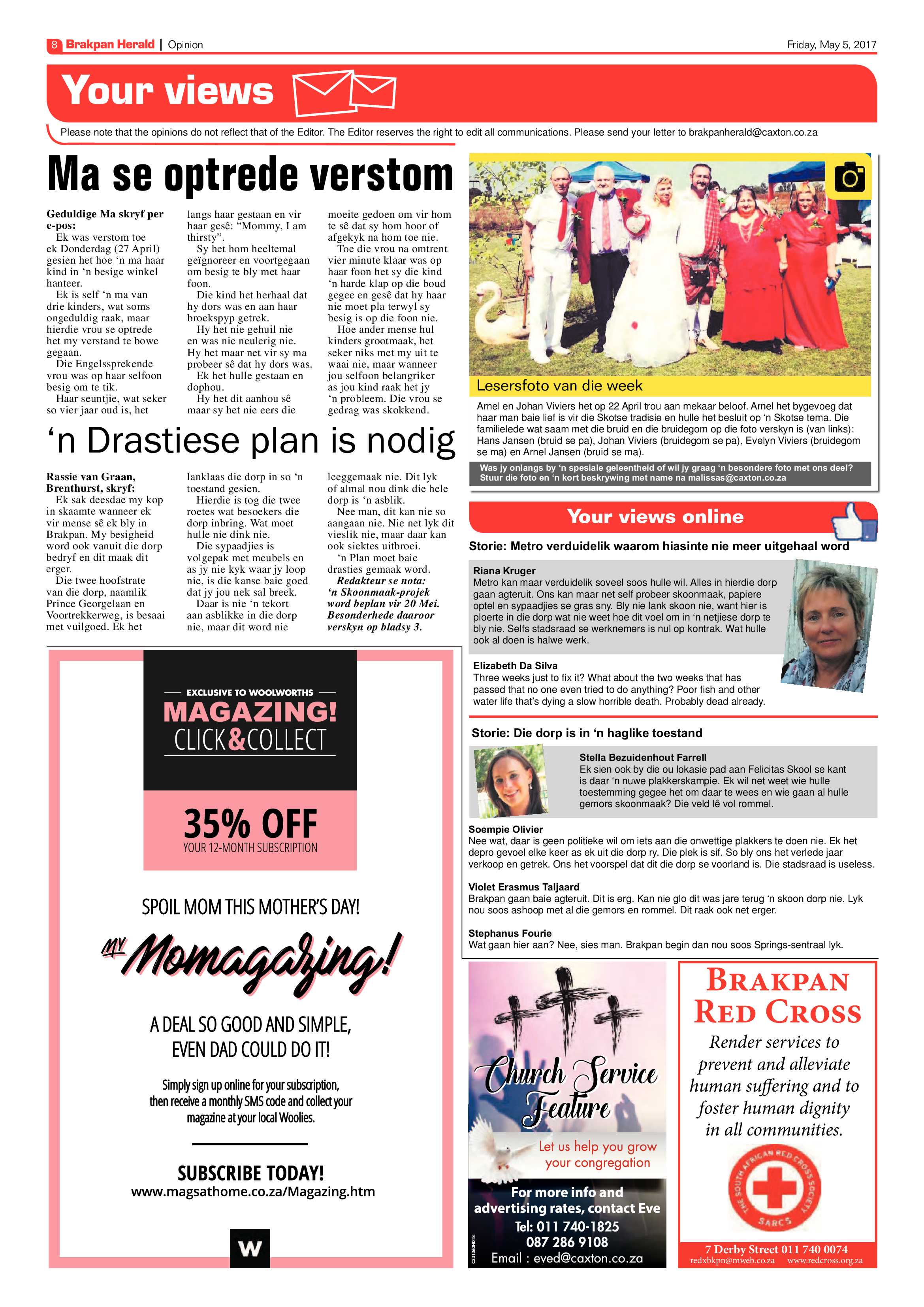 Brakpan Herald 05 May 2017 page 8