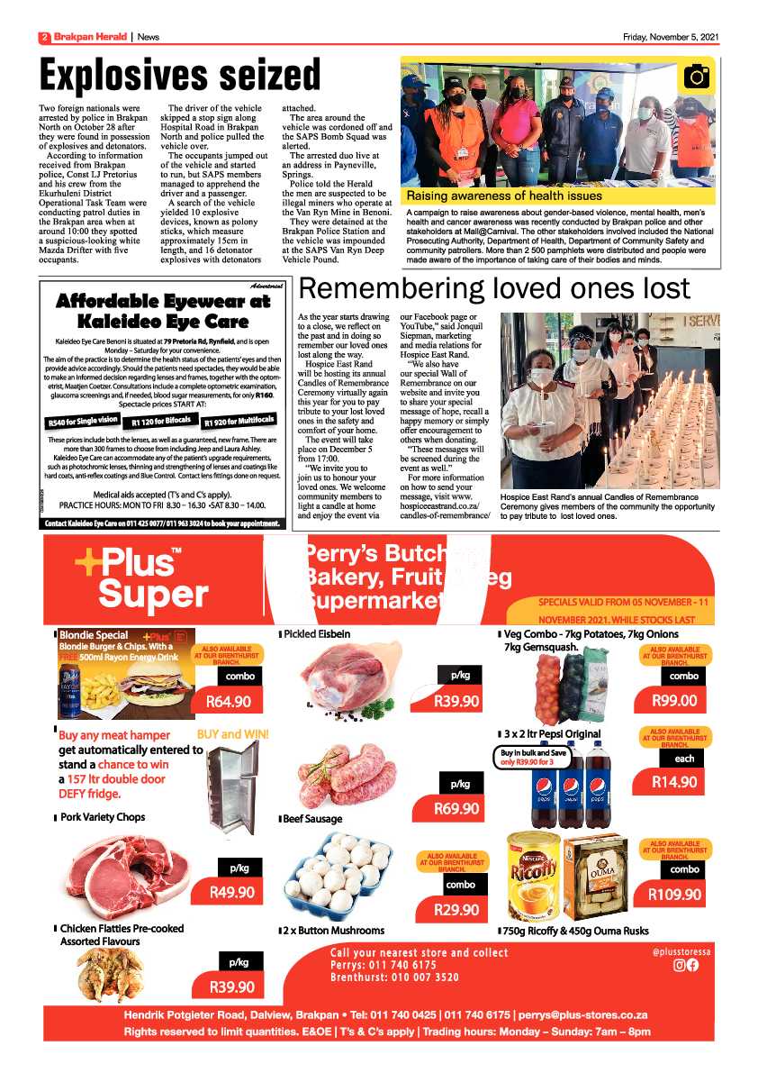 Brakpan Herald 05 November 2021 page 2