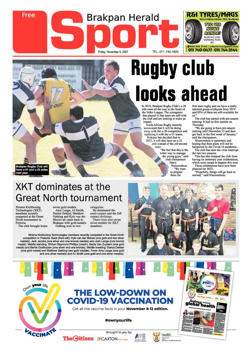 Brakpan Herald 05 November 2021 page 8