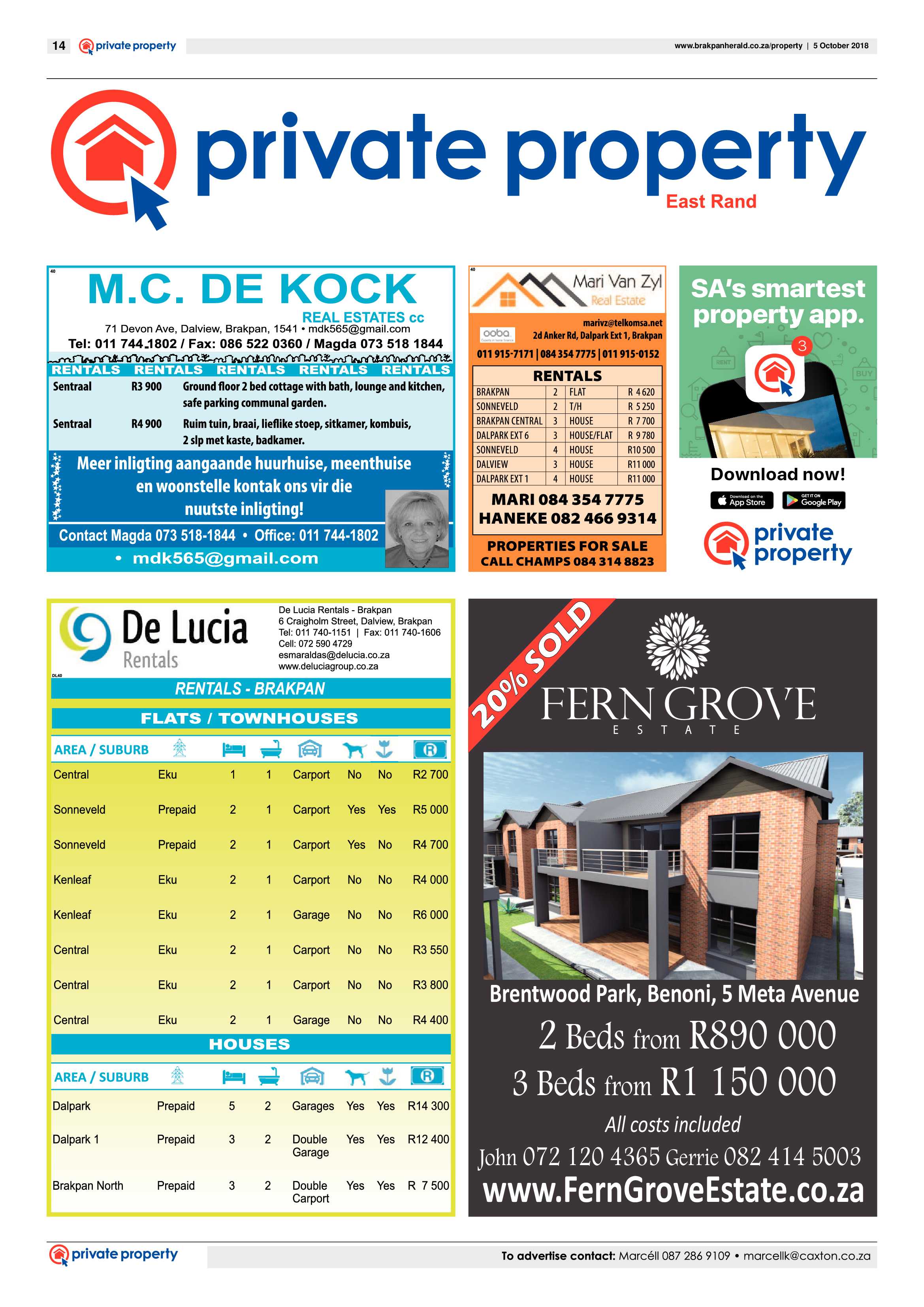 Brakpan Herald 05 October 2018 page 14