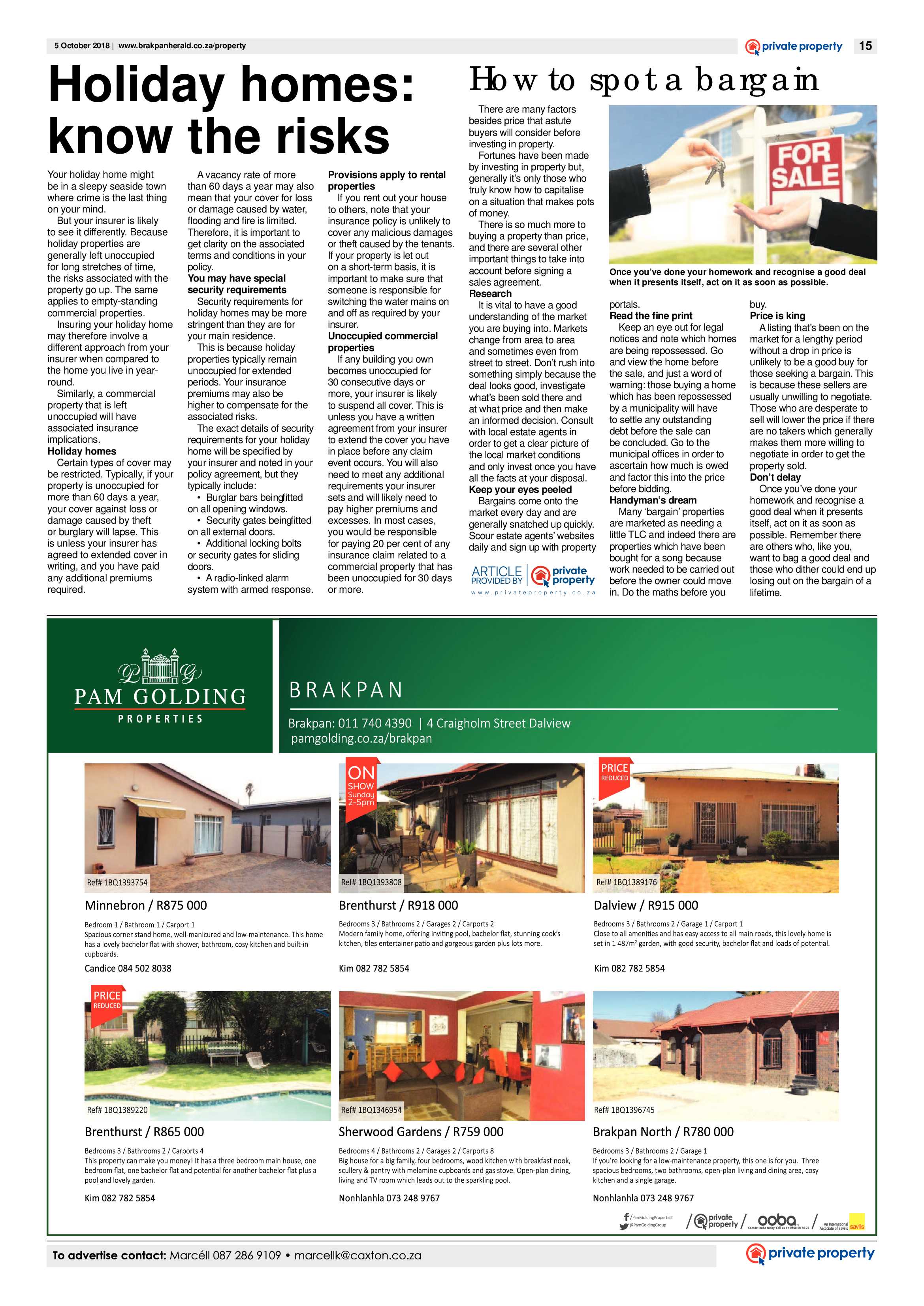 Brakpan Herald 05 October 2018 page 15