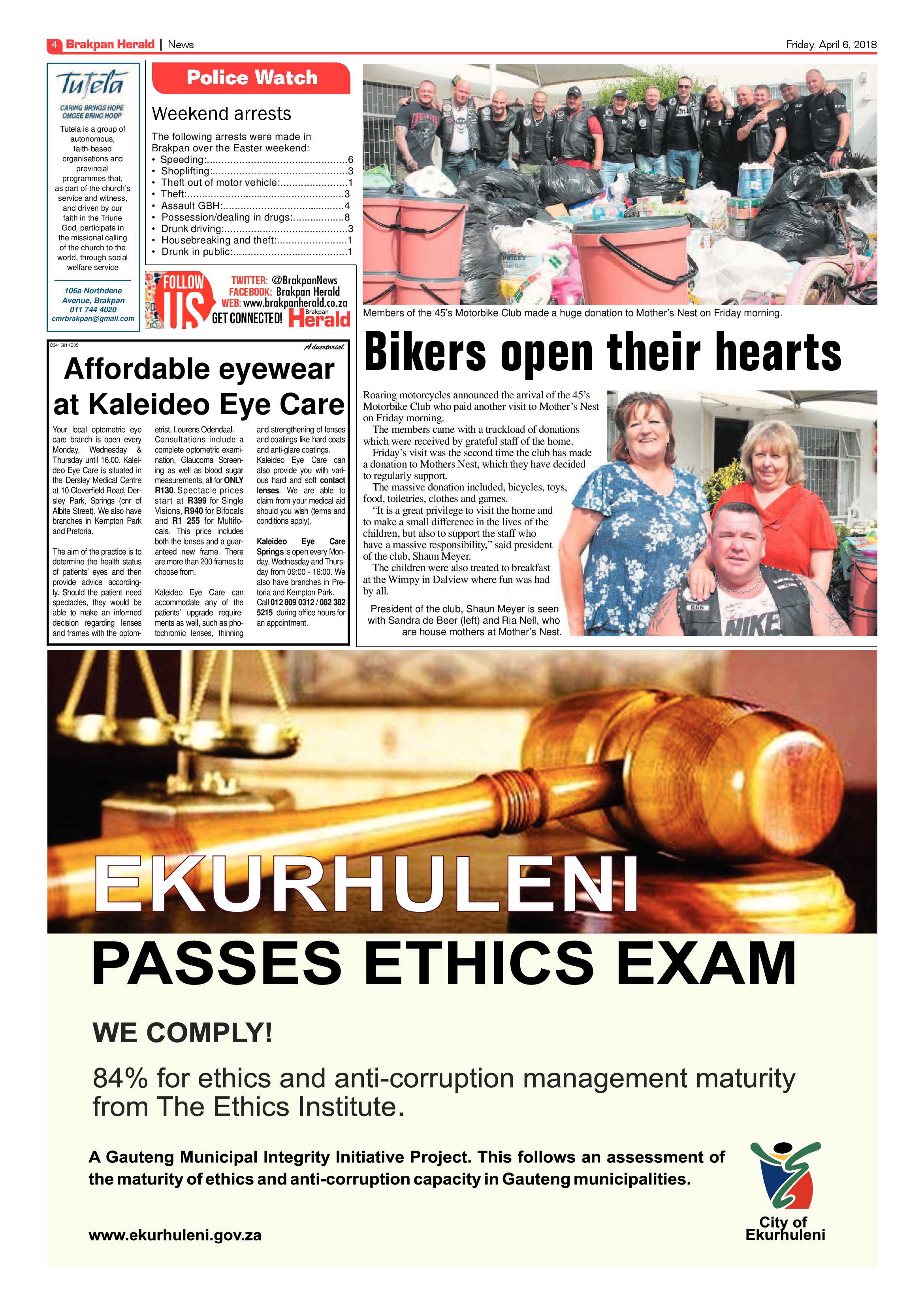 Brakpan Herald 06 April 2018 page 4