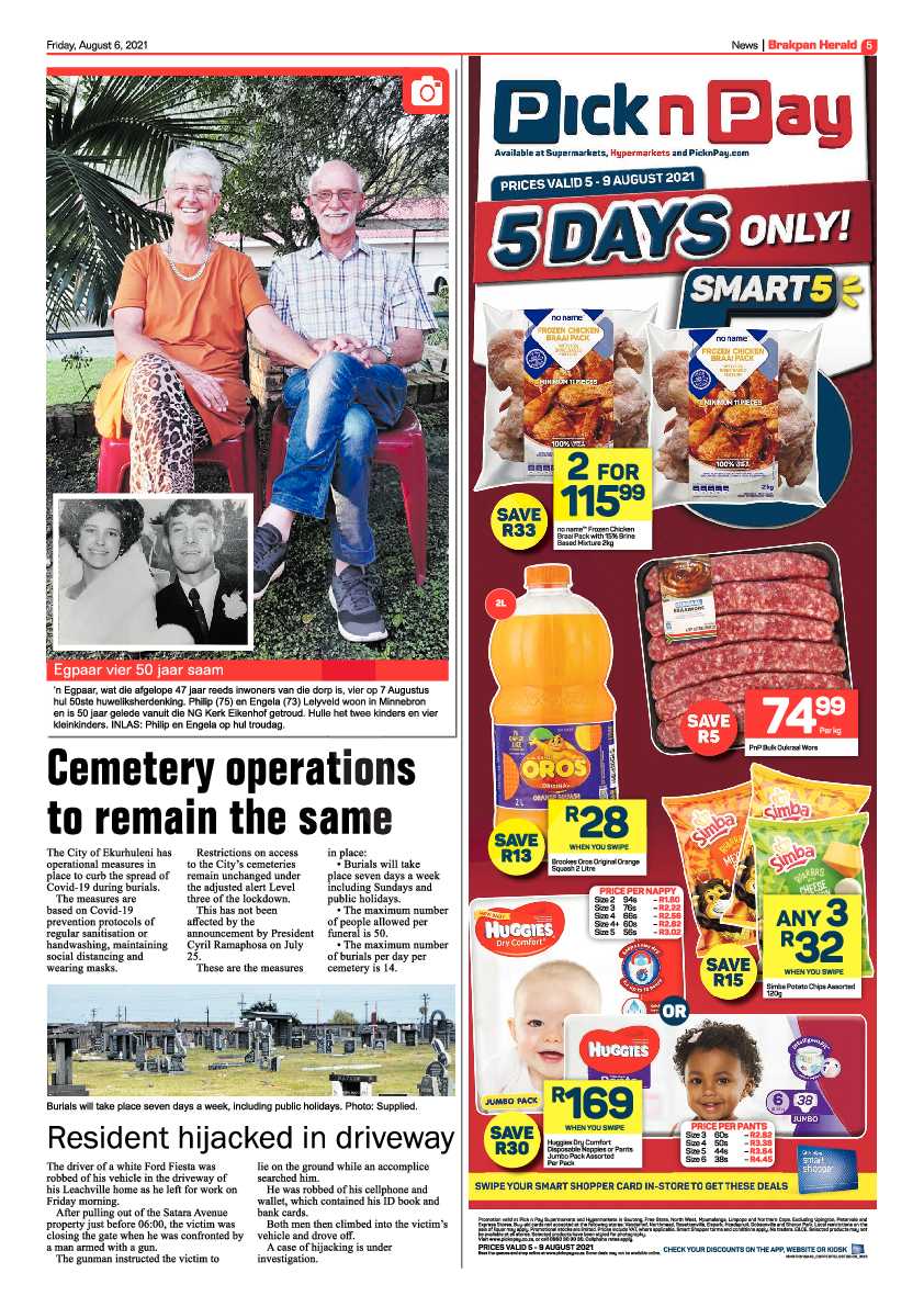 Brakpan Herald 06 August 2021 page 5