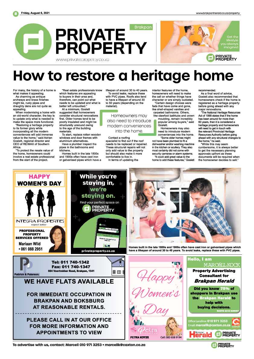 Brakpan Herald 06 August 2021 page 8