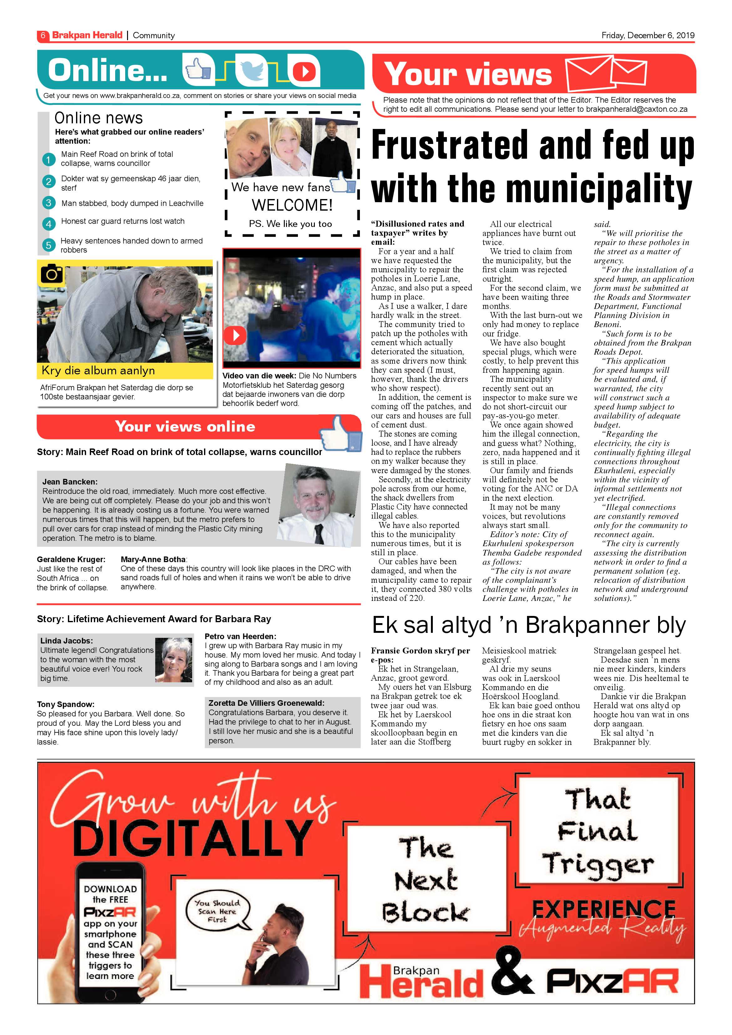 Brakpan Herald 06 December 2018 page 6