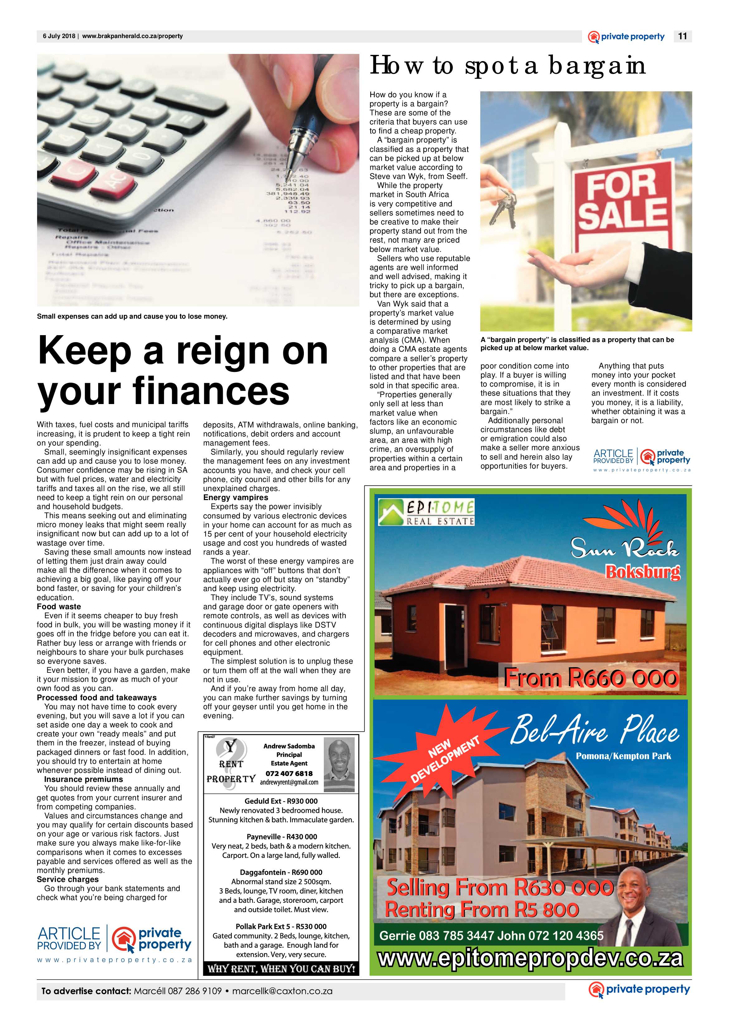 Brakpan Herald 06 July 2018 page 11