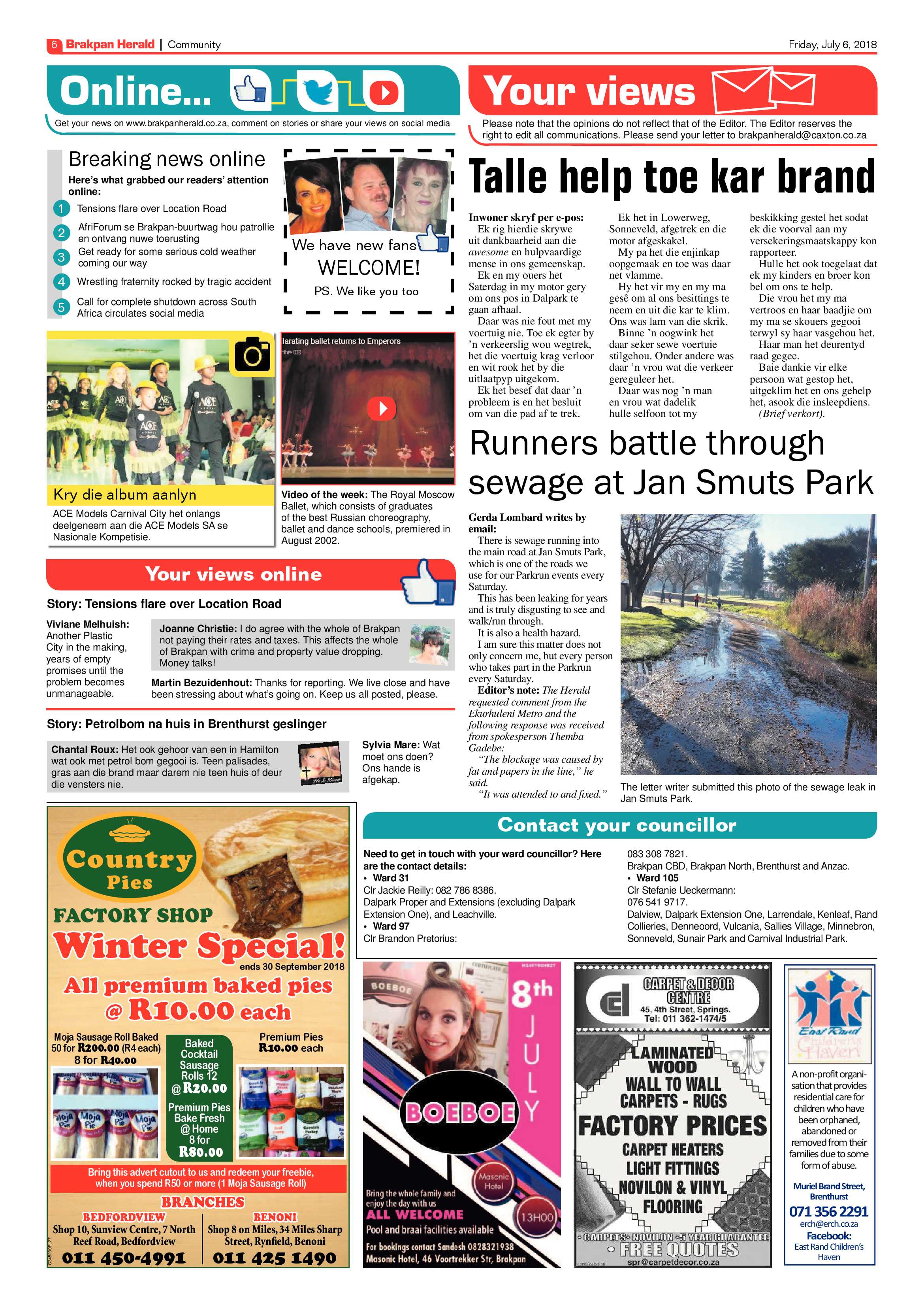 Brakpan Herald 06 July 2018 page 6