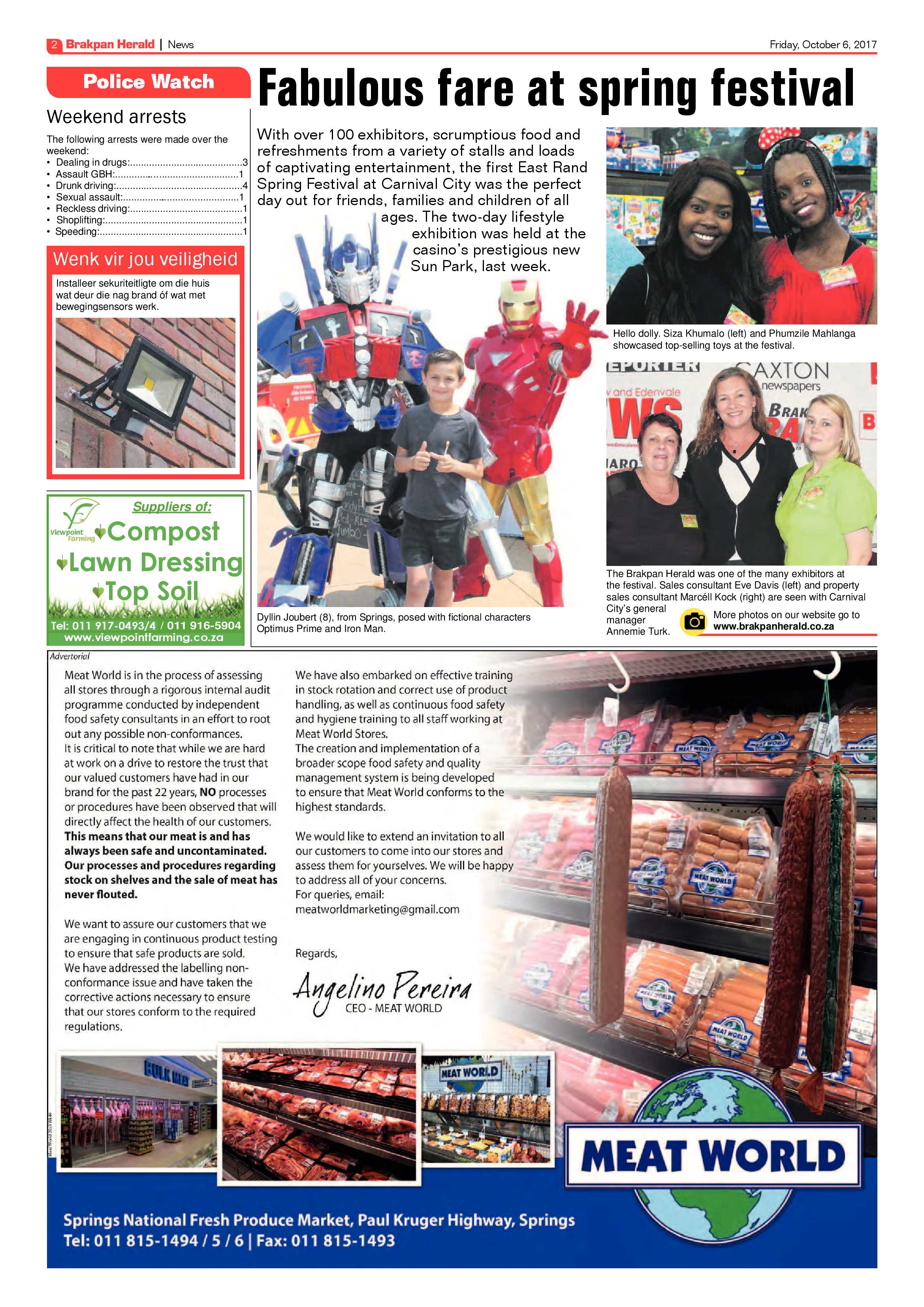 Brakpan Herald 06 October 2017 page 2