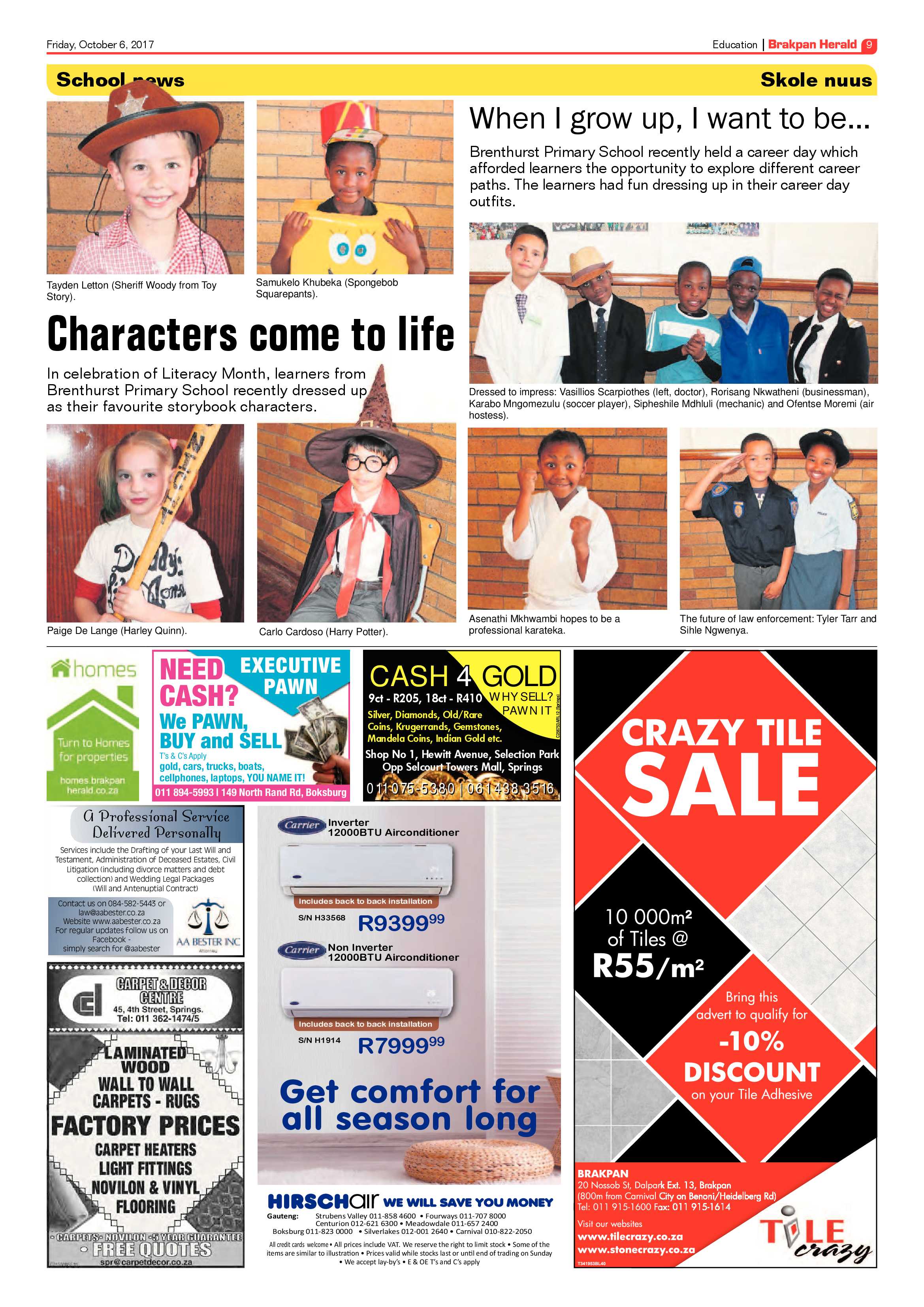 Brakpan Herald 06 October 2017 page 9