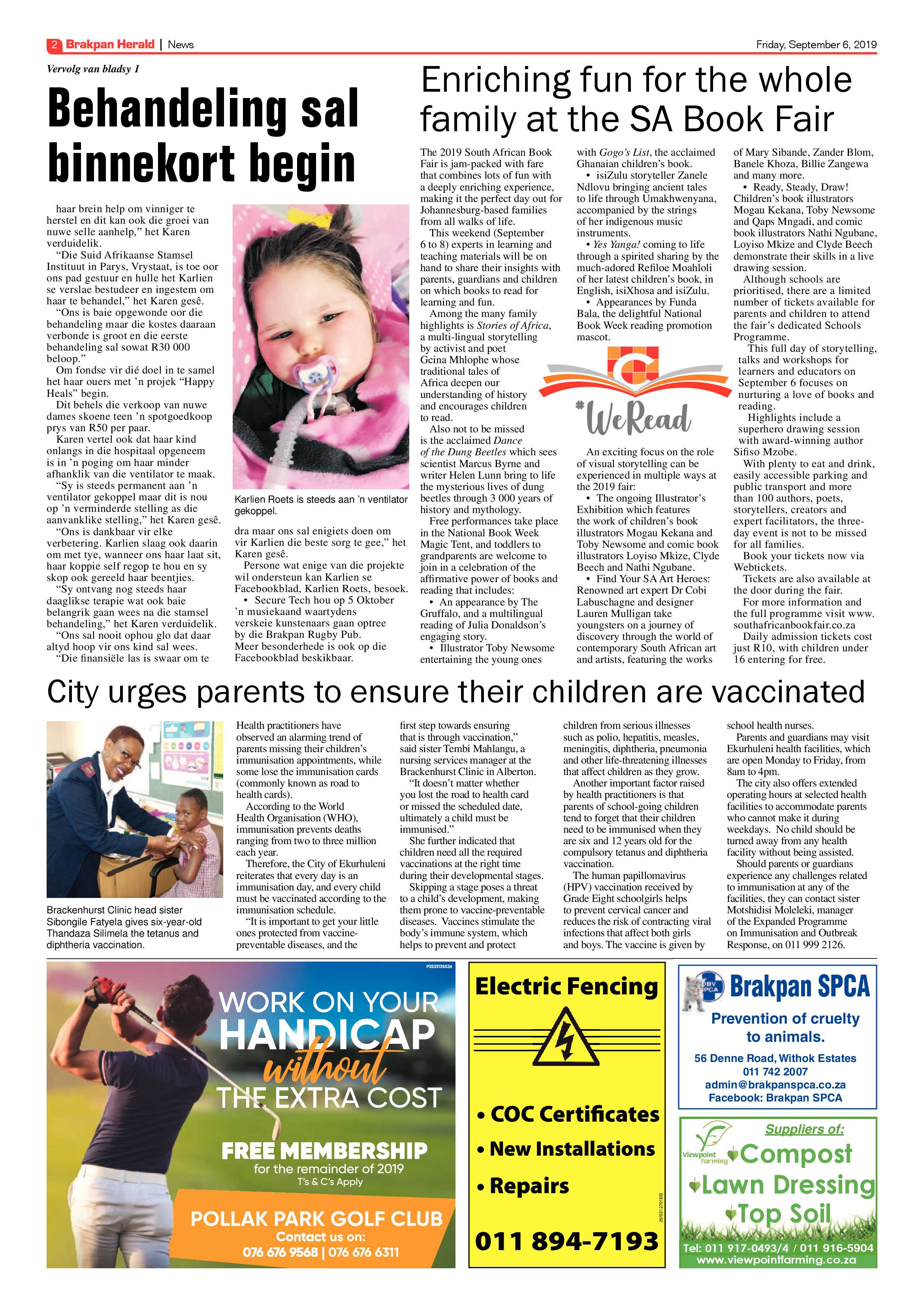 Brakpan Herald 06 September 2019 page 2
