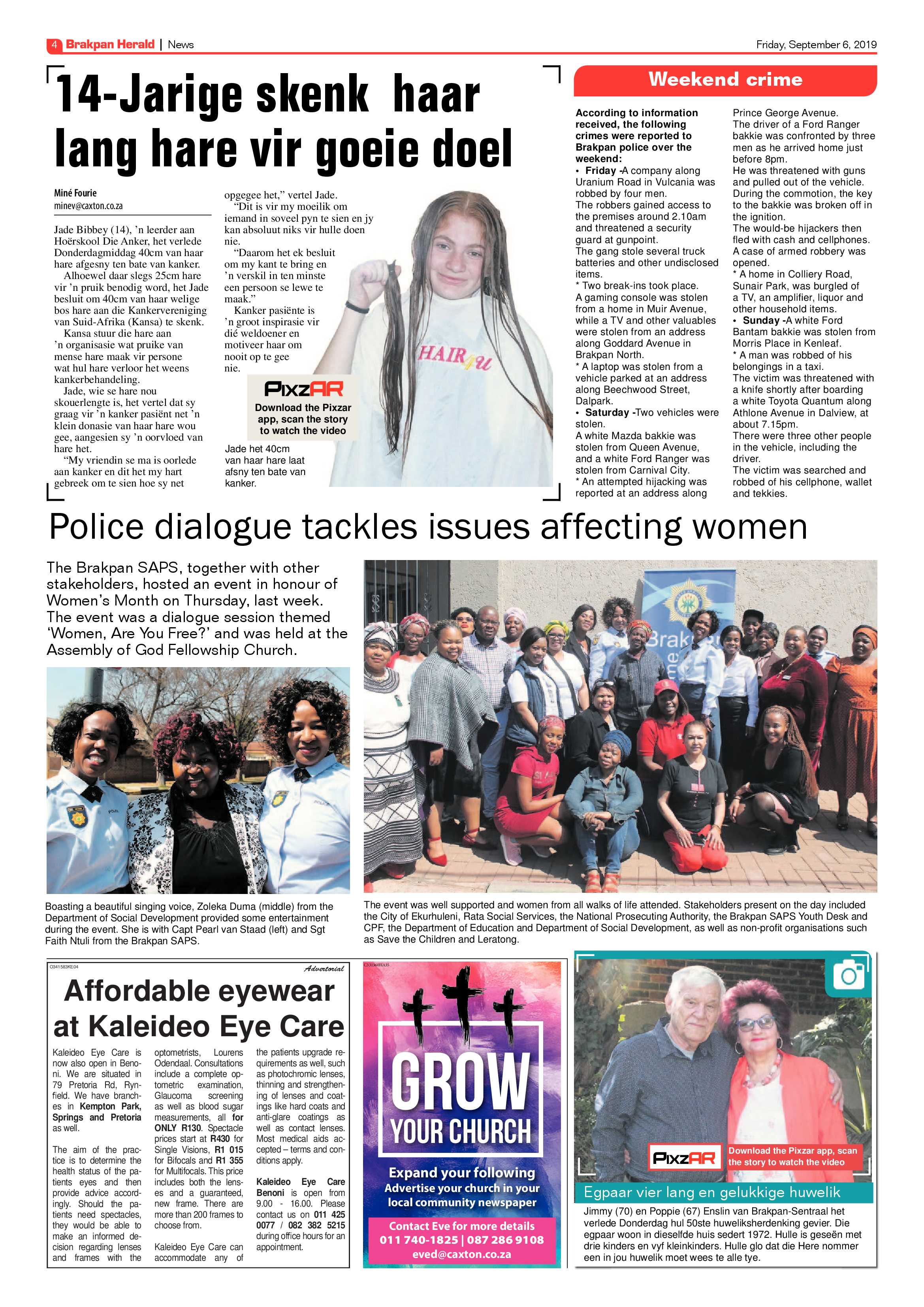 Brakpan Herald 06 September 2019 page 4