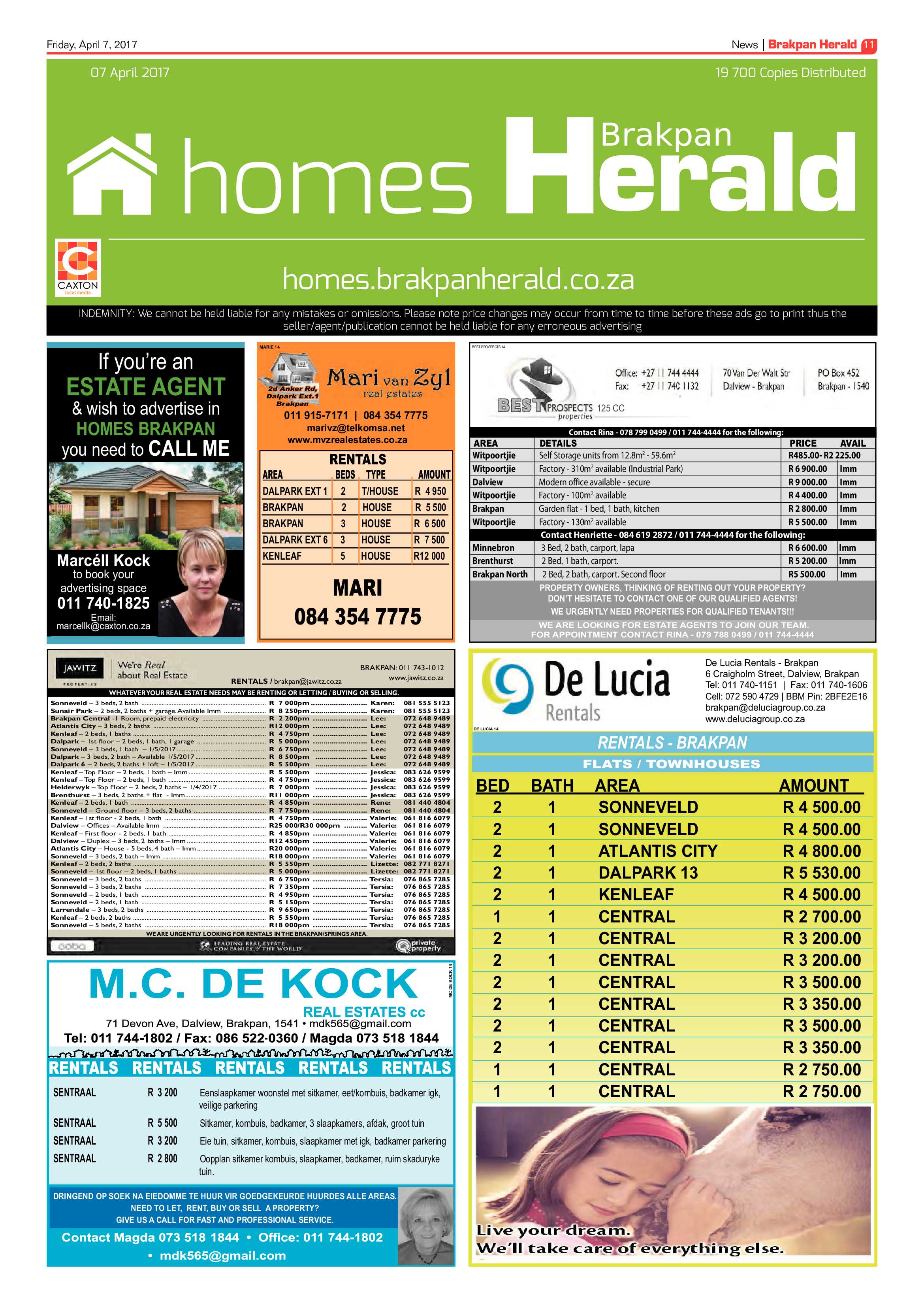 Brakpan Herald 07 April 2017 page 11