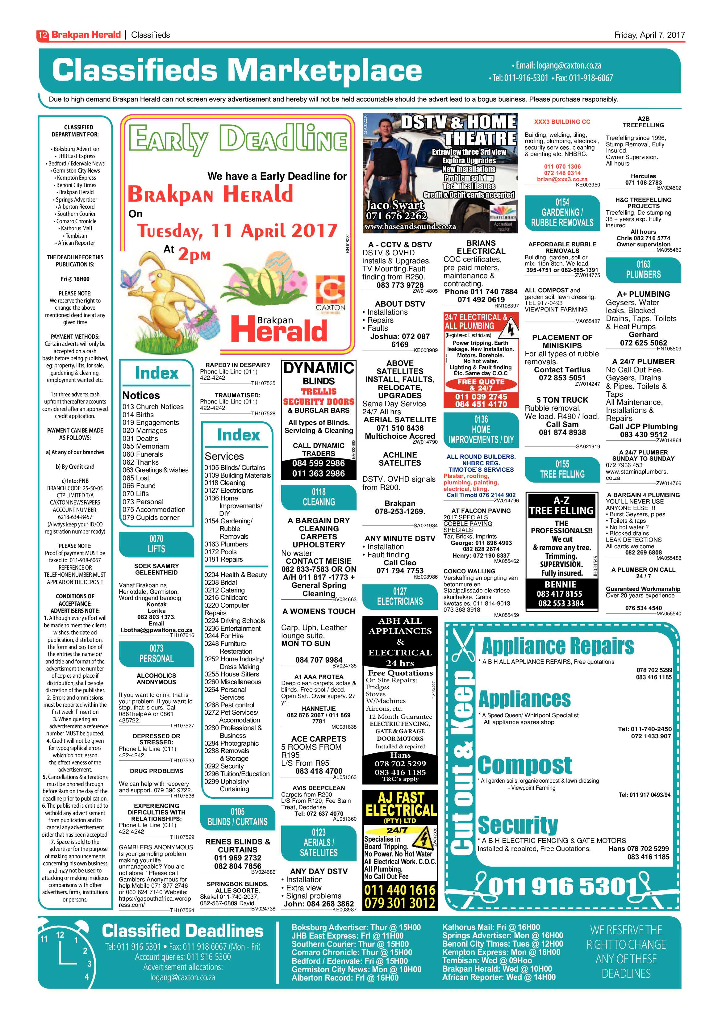 Brakpan Herald 07 April 2017 page 12