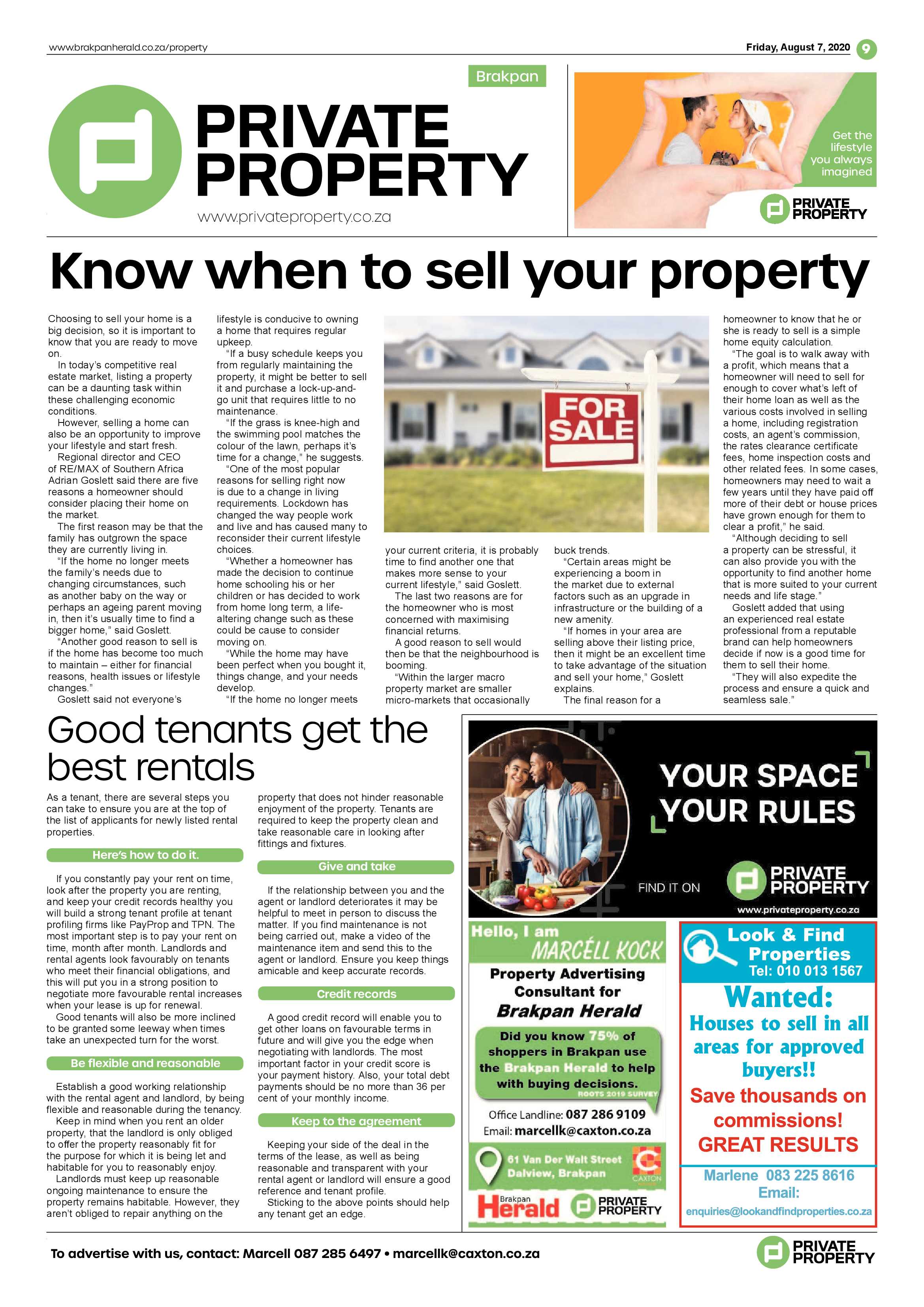 Brakpan Herald 07 August 2020 page 9